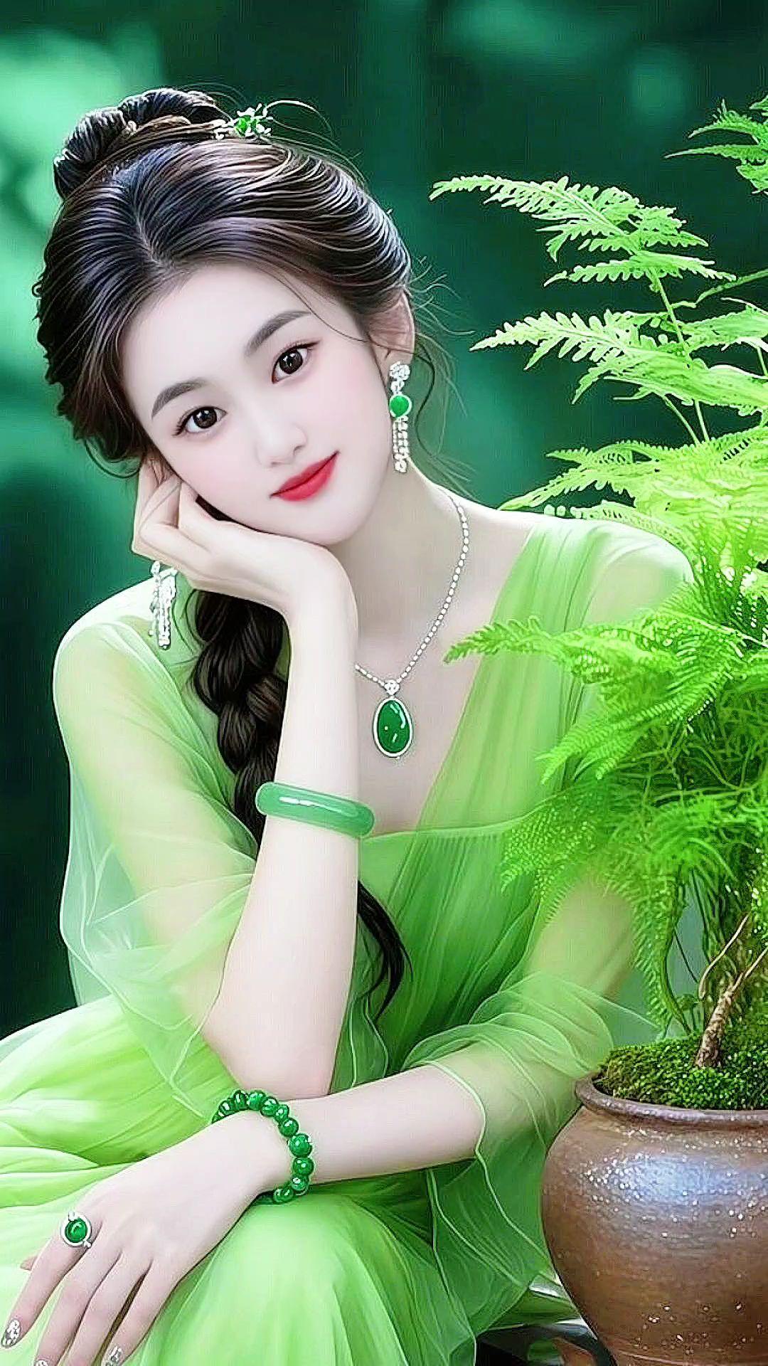 清纯甜美 温柔风穿搭 优雅永不过时 绿色生活 温柔姐姐