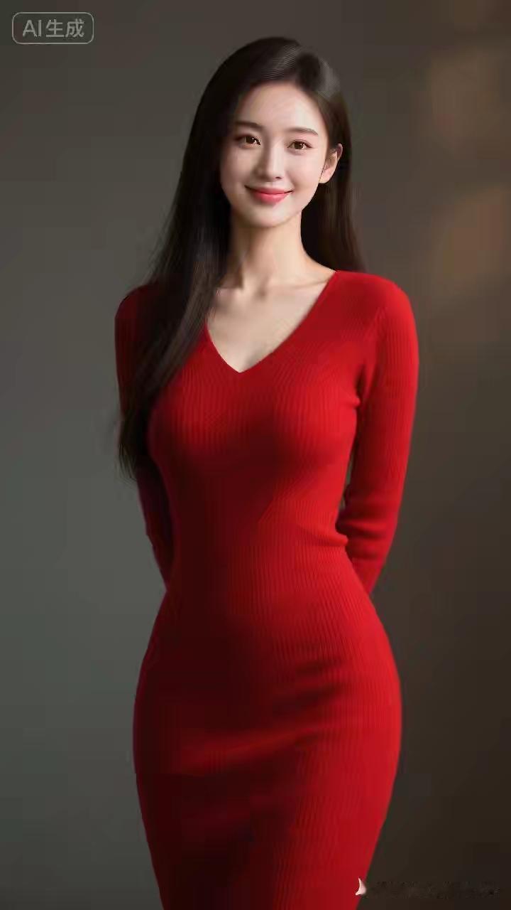 优雅红裙，尽显女性魅力！🌹✨