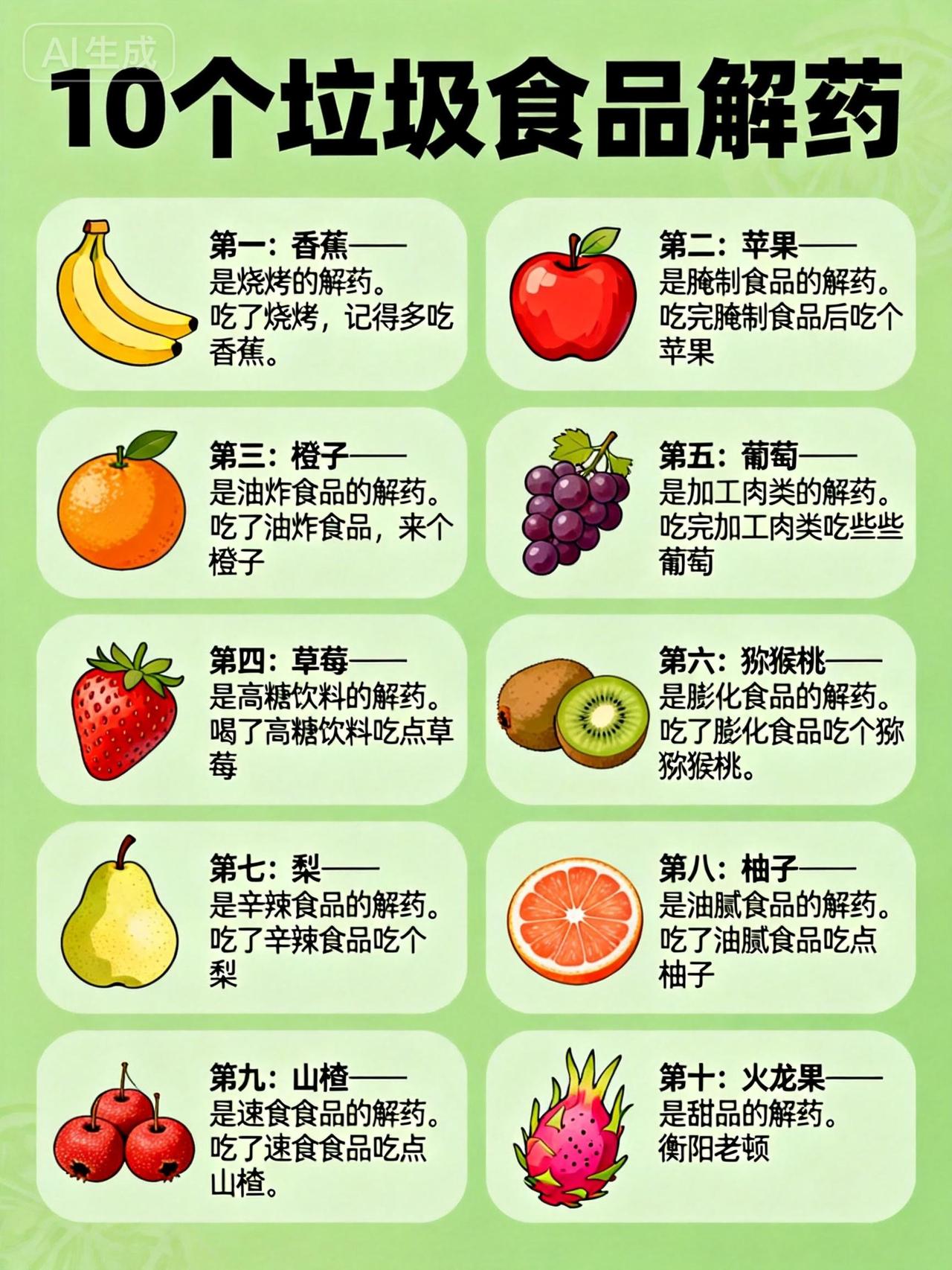 🔥10个“垃圾食品解药”来了！吃货狂喜
 
宝子们，以后胡吃海塞再也不怕了！?