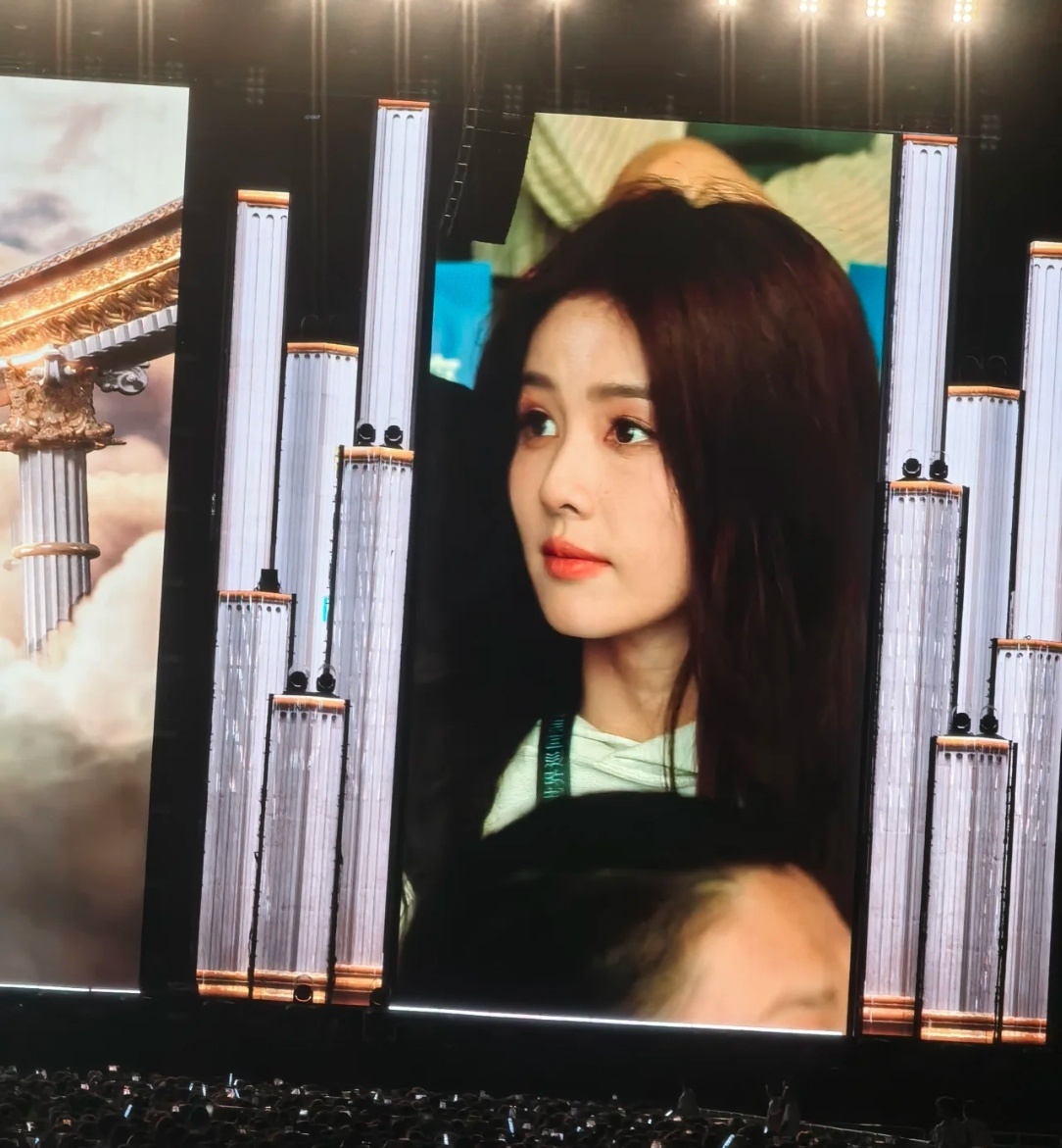 白鹿在邓紫棋演唱会上的生图，美到溢出屏幕了。 ​​​