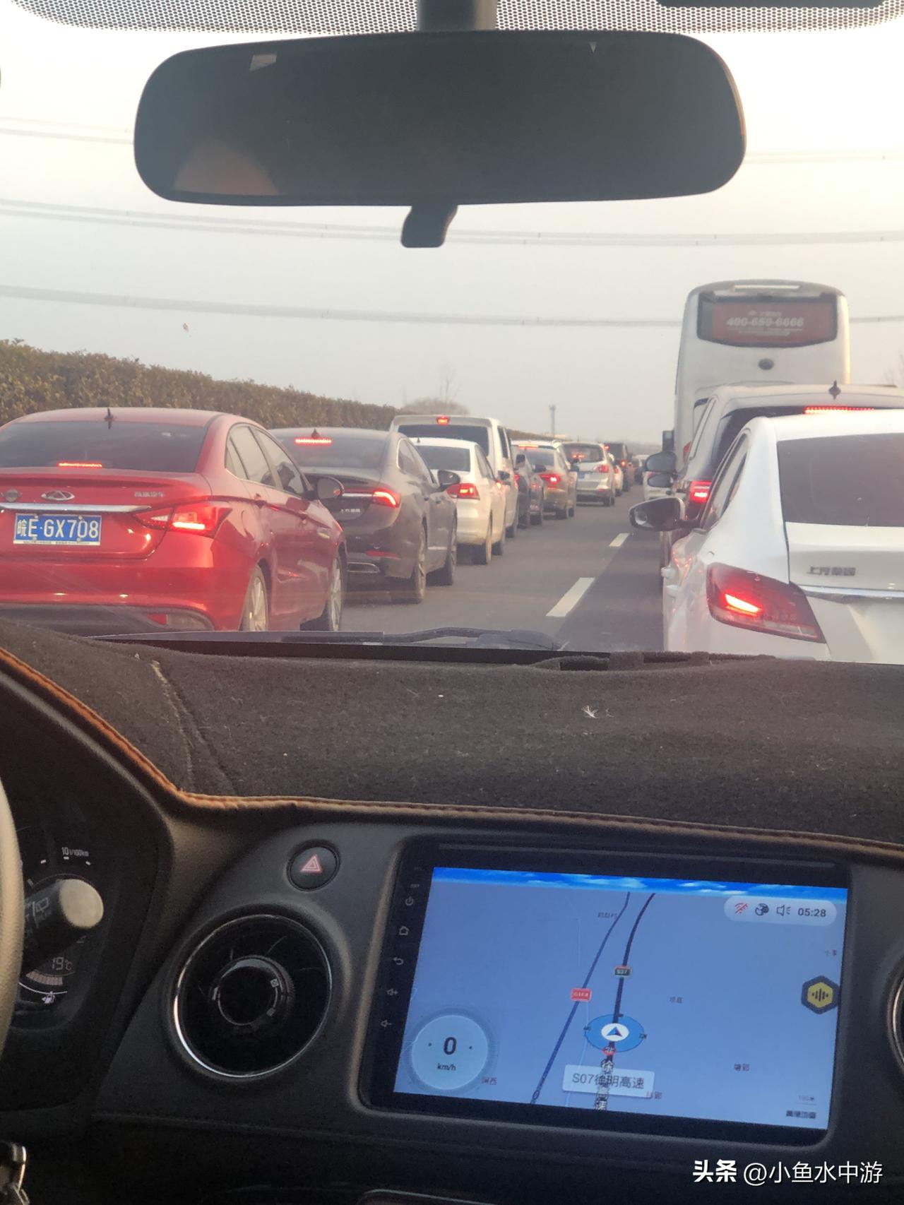 晒图笔记大赛堵车堵的厉害