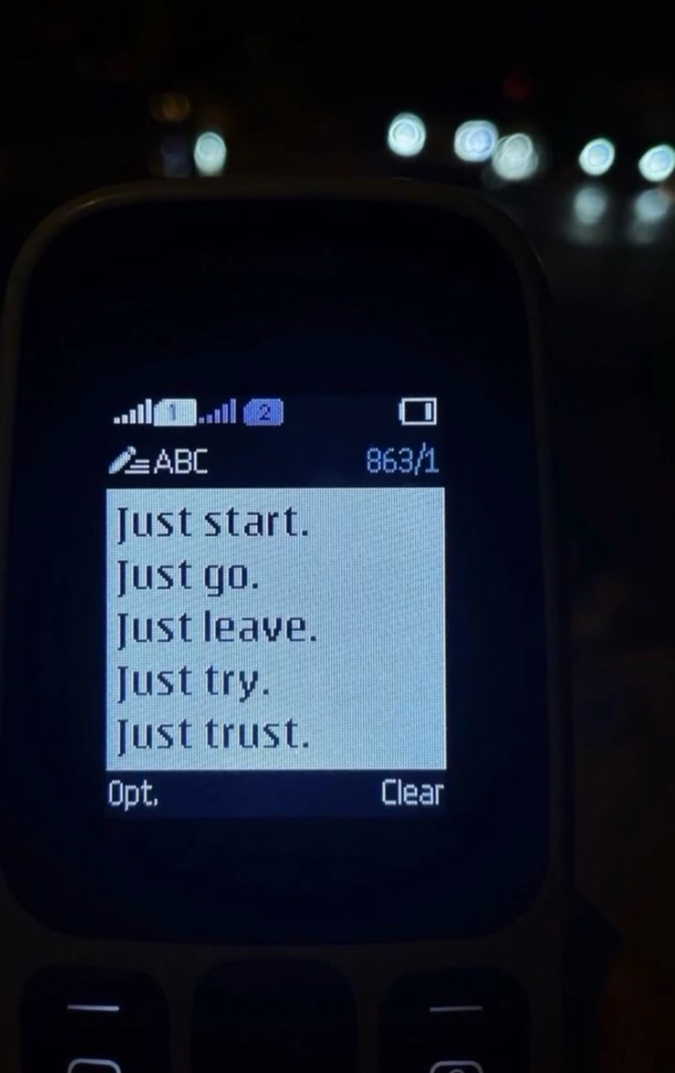 Just do 