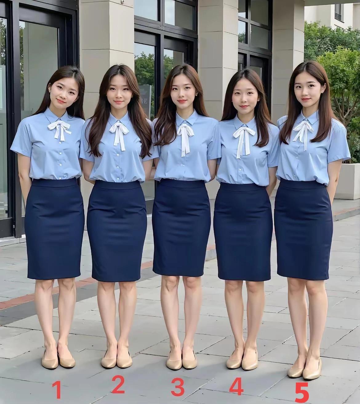 考考你的眼力，这五个店员里有一个是店长，你能看出来吗？
能看出来的绝对是阅人无数