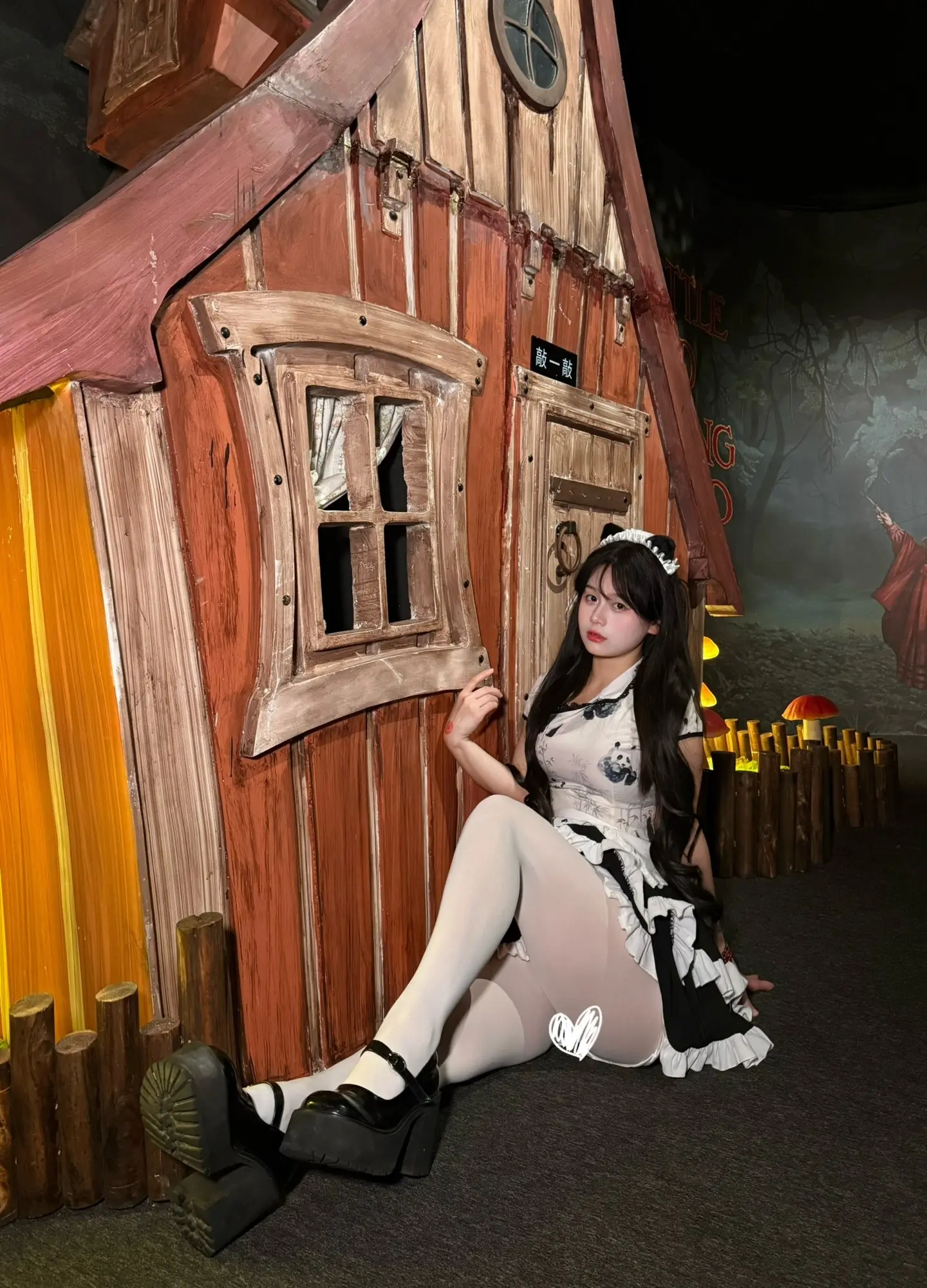 童话世界里逃出来的哦。