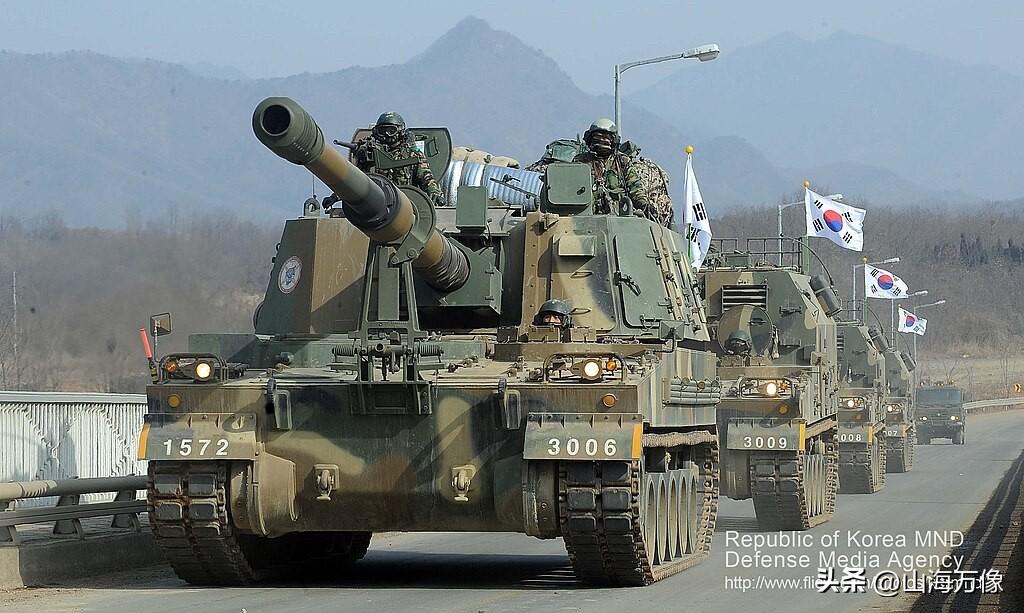据韩国中央日报报道：
韩国产重武器装备“K9”自行
火炮将出口越南，总金额
大约