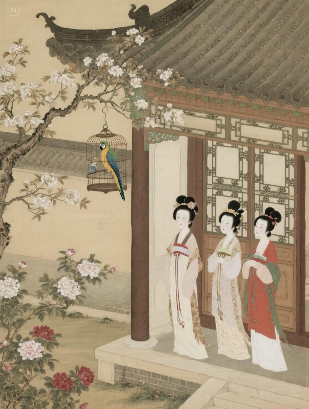 看图猜古诗春日生活打卡季 传统文化 古诗词 绘画