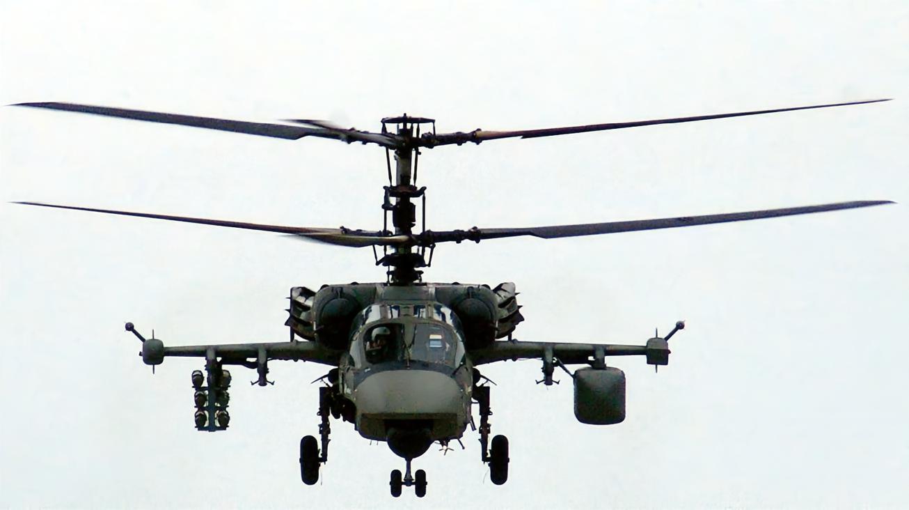 每天认识一件兵器 俄罗斯Ka-52“短吻鳄”武装直升机Ka-52“短吻鳄”是卡莫