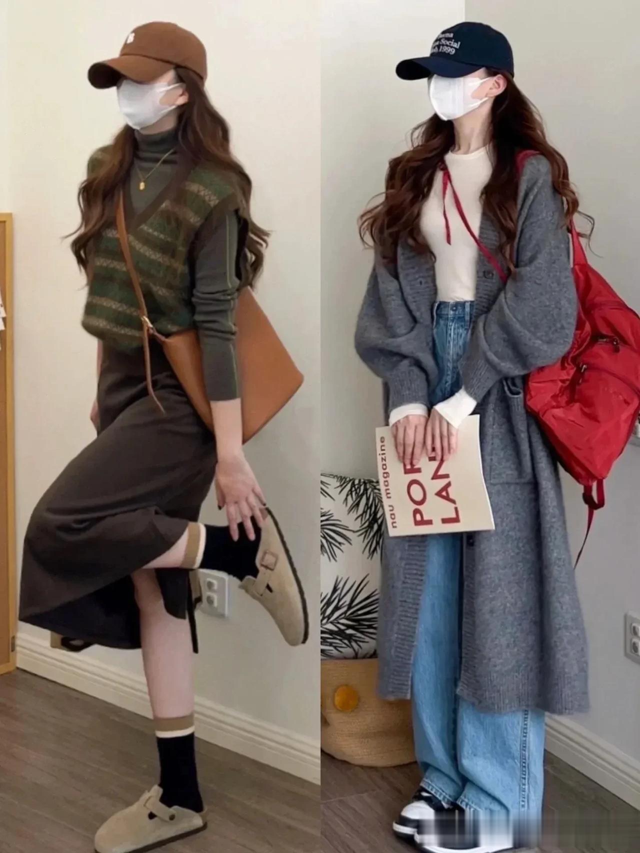 小个子穿搭～秋冬韩系时髦气质穿搭LOOK
#Fashion潮搭# #减龄穿搭＃#