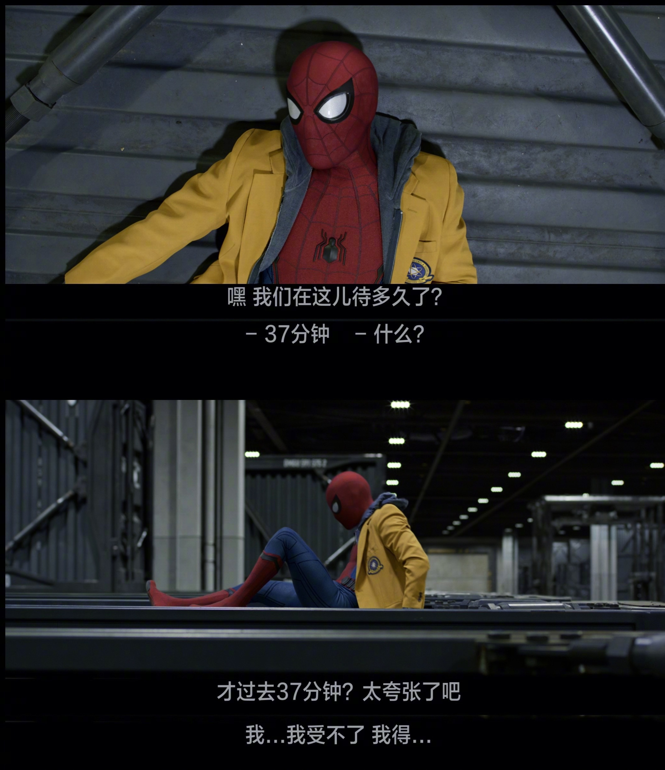 蜘蛛侠:崭新之日 等蜘蛛侠首映礼的人状态be like 