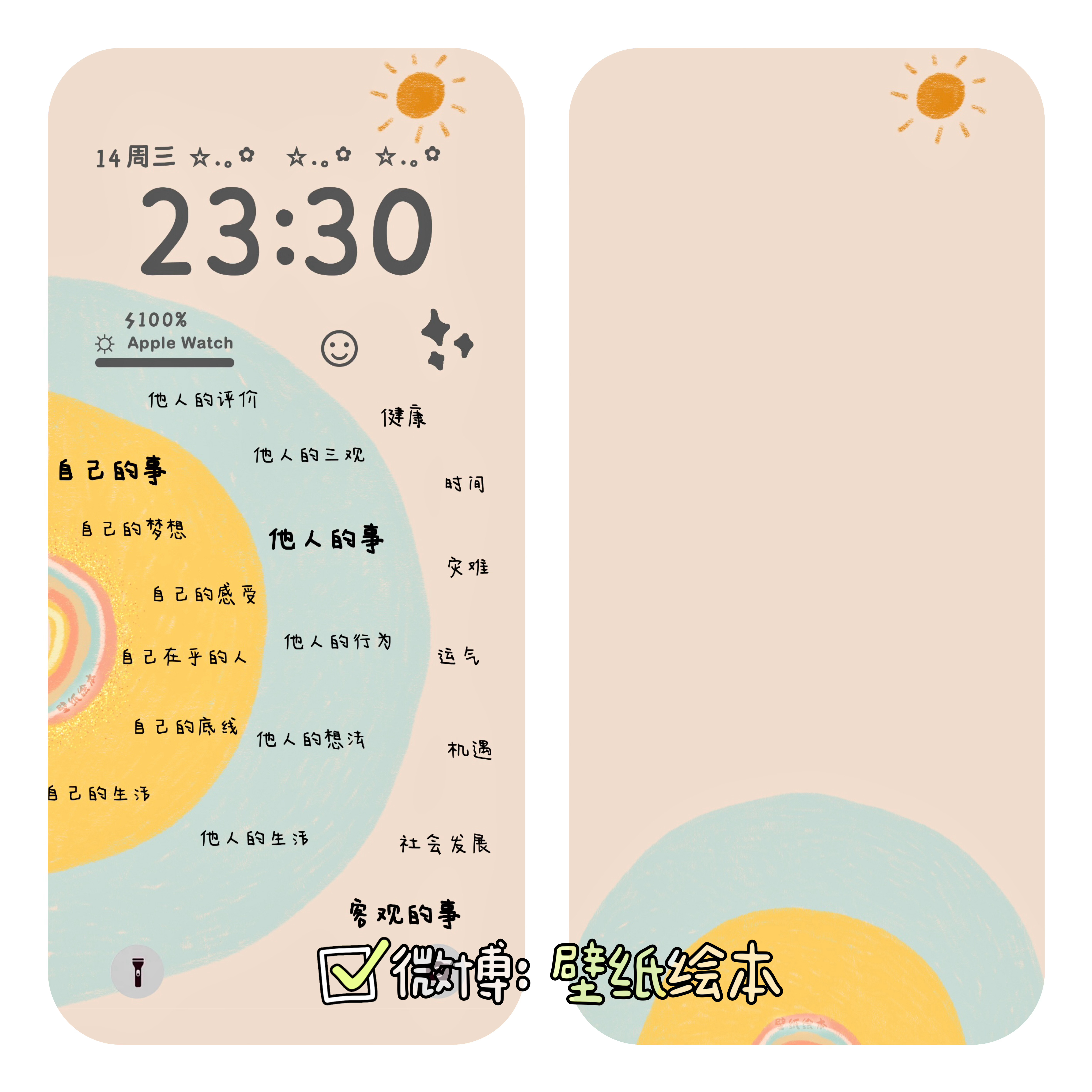 人生控制图 提高掌控力自律壁纸 ​​​