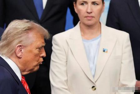 美国多半不敢用武力强占格陵兰岛了，因为丹麦首相弗雷泽里克森说了这么一句话。她说：