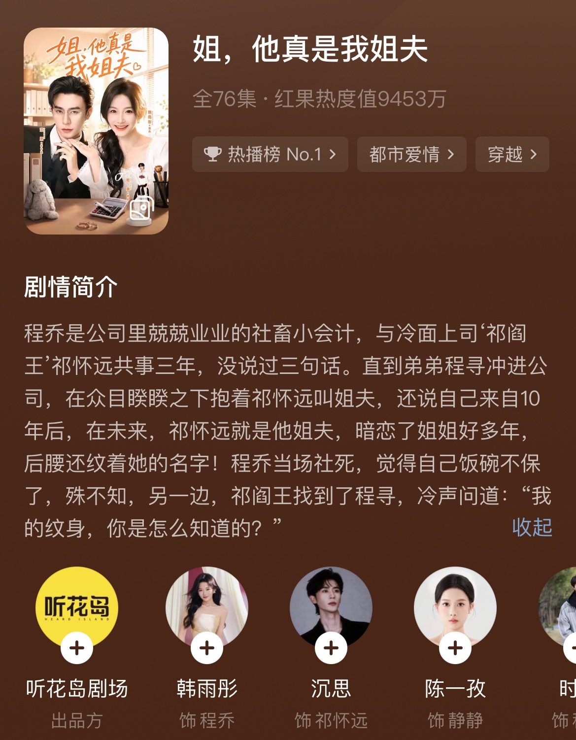 沉思X韩雨彤《姐，他真是我姐夫》比沉思X孟娜《爱在》的投流少很多投流峰值才975