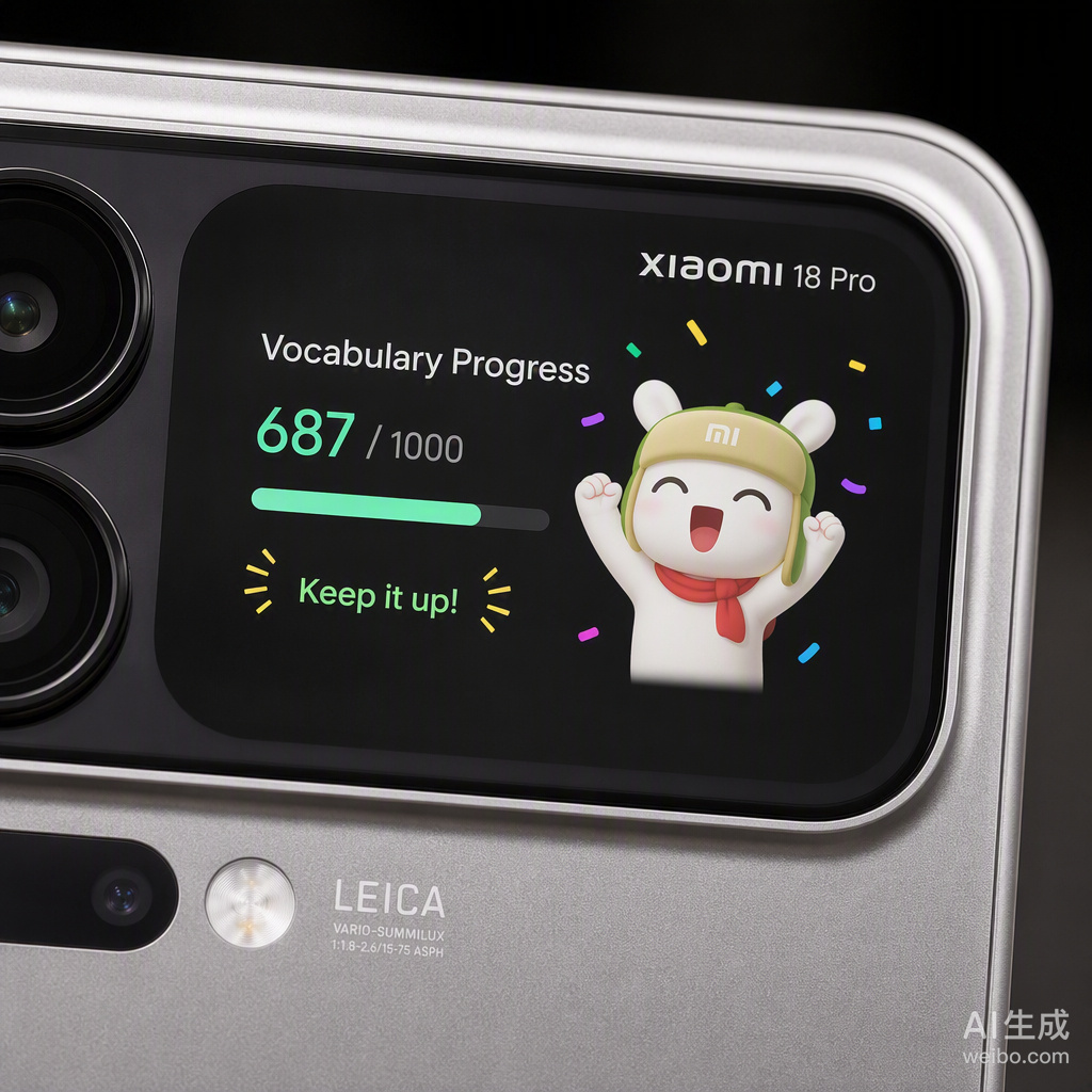 小米18 Pro这次把背屏玩出了新花样。以前我们聊手机，盯着的是正面那块大屏的刷