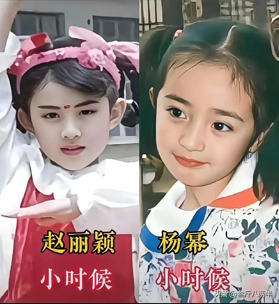 赵丽颖和杨幂，两条不同的85花顶流路

赵丽颖出身河北农村，入行近20年，凭《花