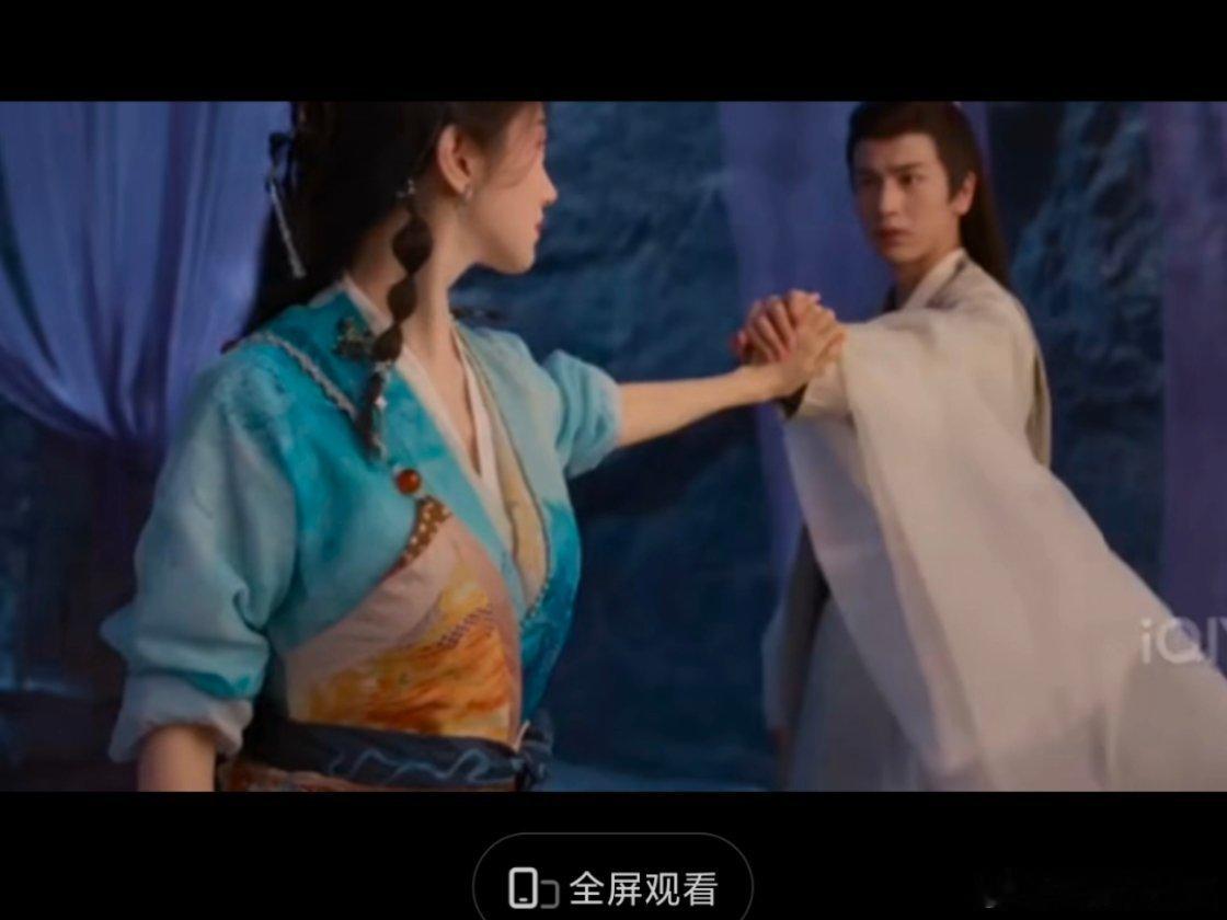 这一幕看到张凌赫和景甜双手握住的画面[哇][哇]嵇炀那种安全感真的是爆棚～ ​​