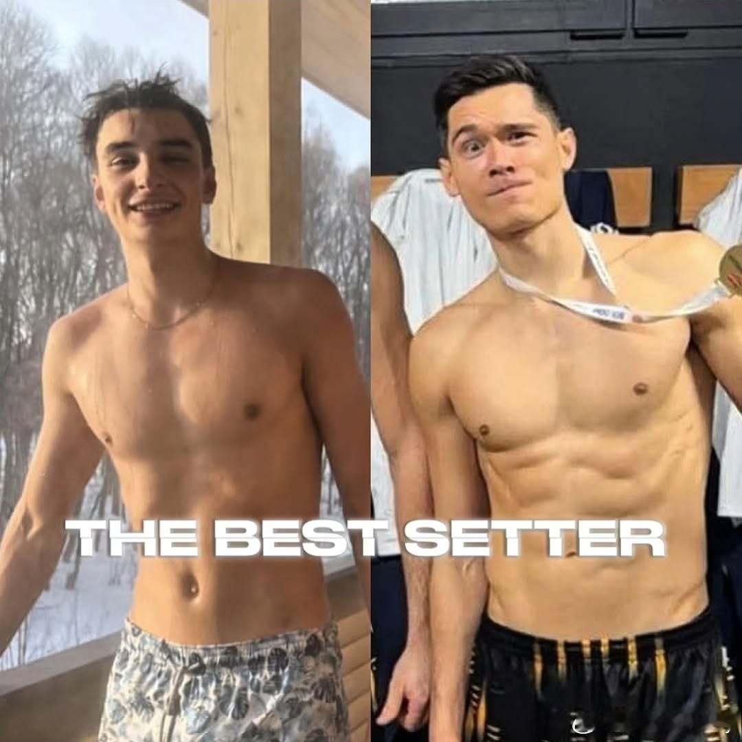 外网小尼的粉丝剖出的照片，the best setter.男排克里斯滕森