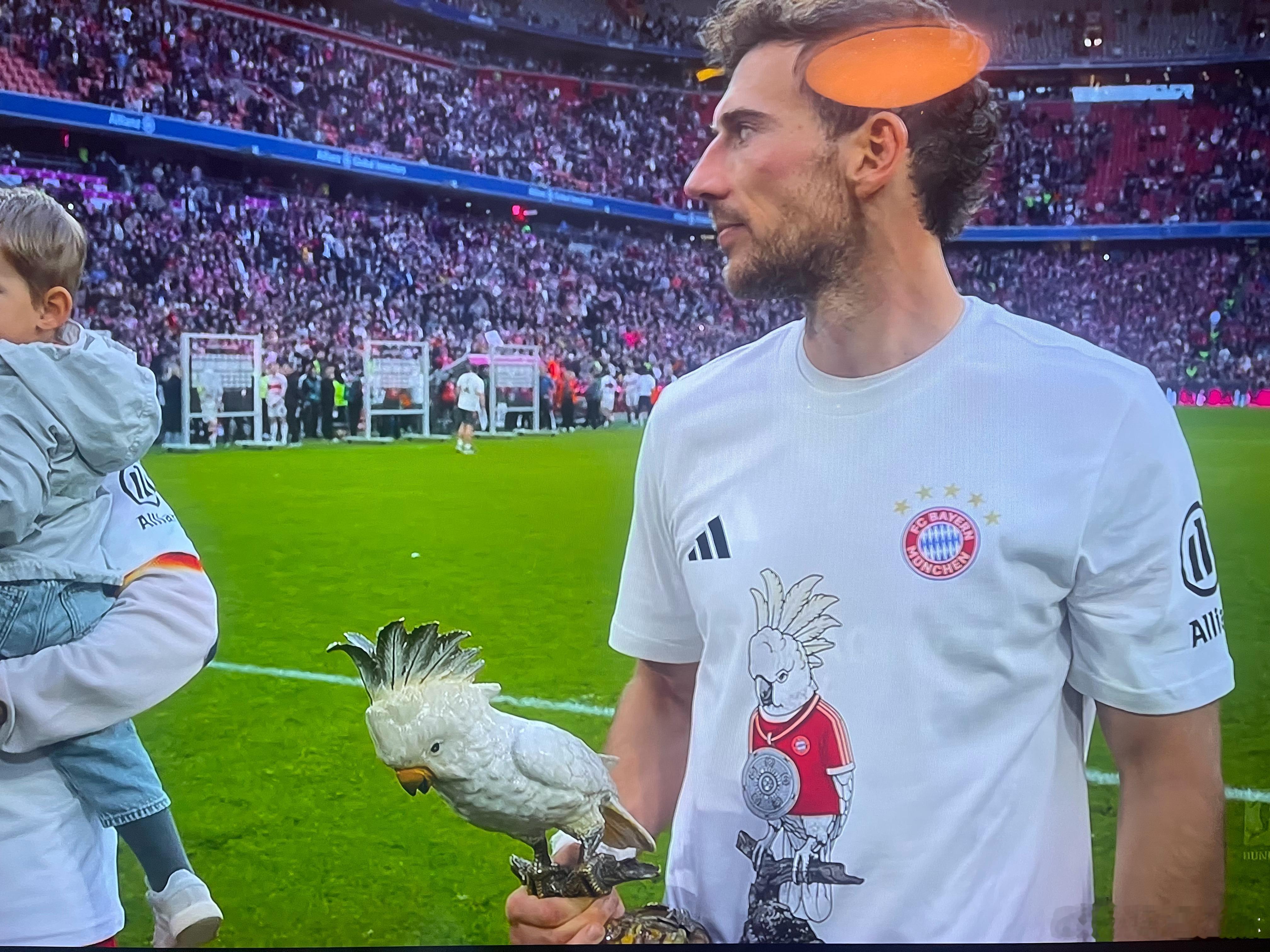 仁家的吉祥物凤头鹦鹉🦜也来了！拜仁