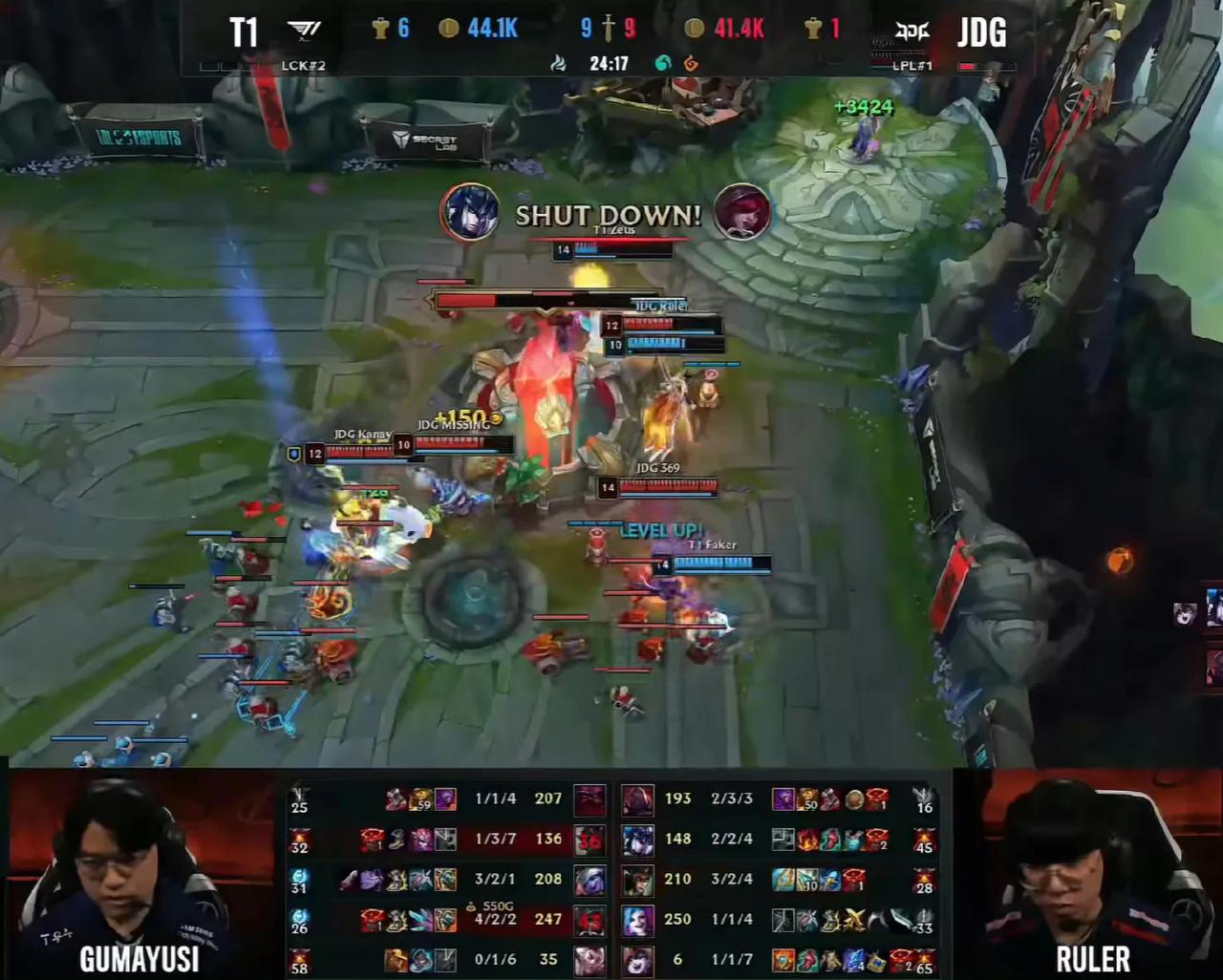 汗，解说不亏了二十多分钟，JDG杂就输了

有一说一，T1•Zous奥恩这波完美