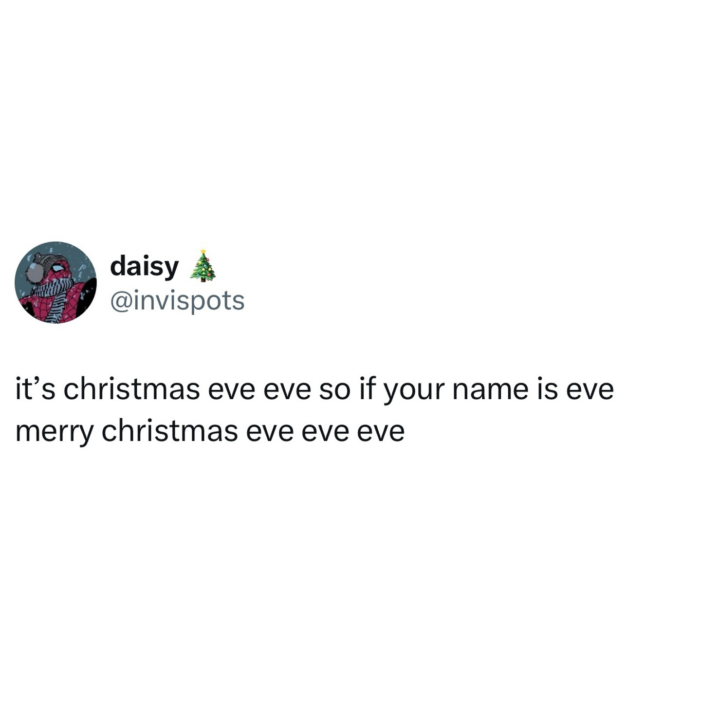 eve,圣诞快乐 