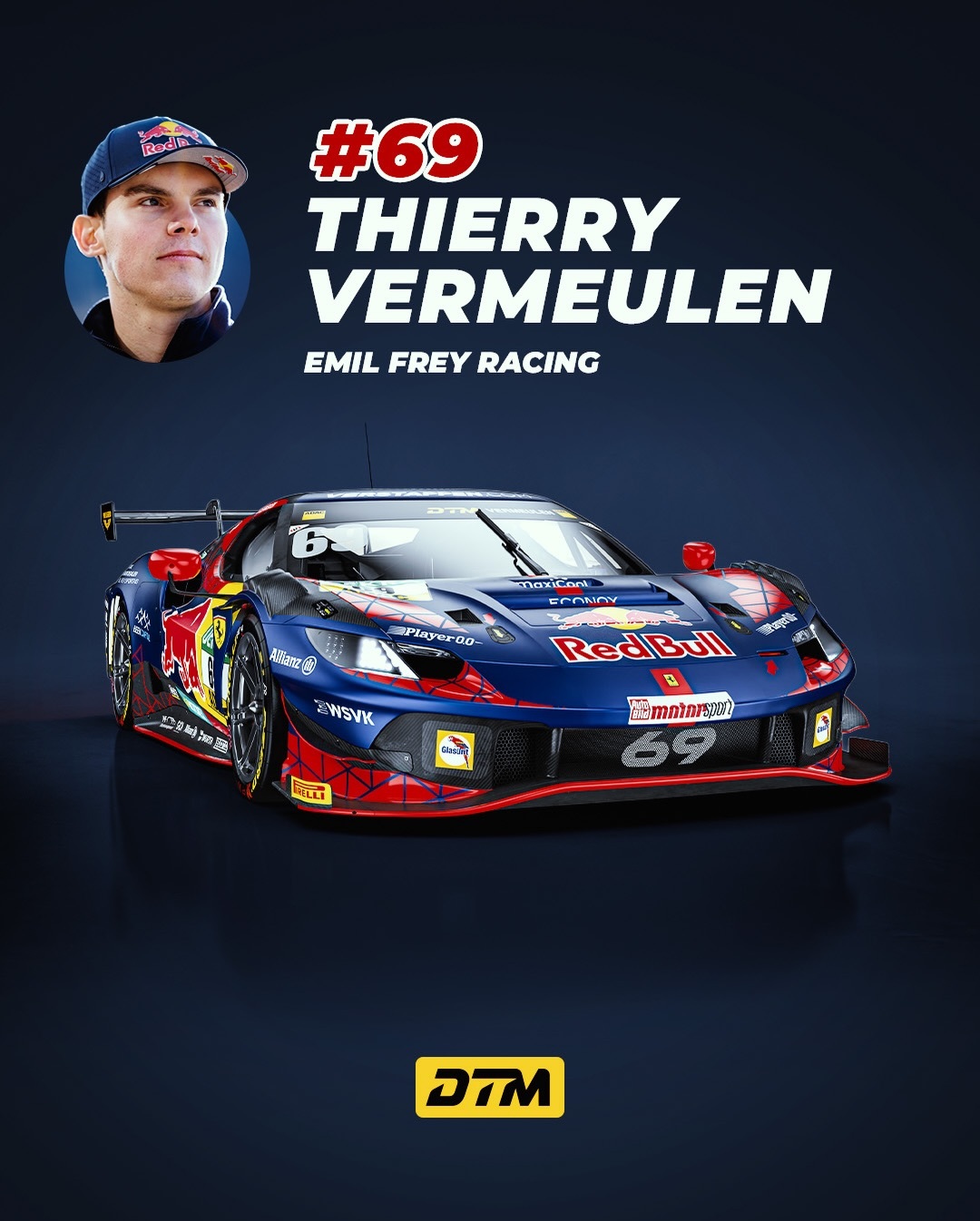 粉色法拉利来了Emil Frey Racing留在DTM ，带来双车阵容1️⃣4