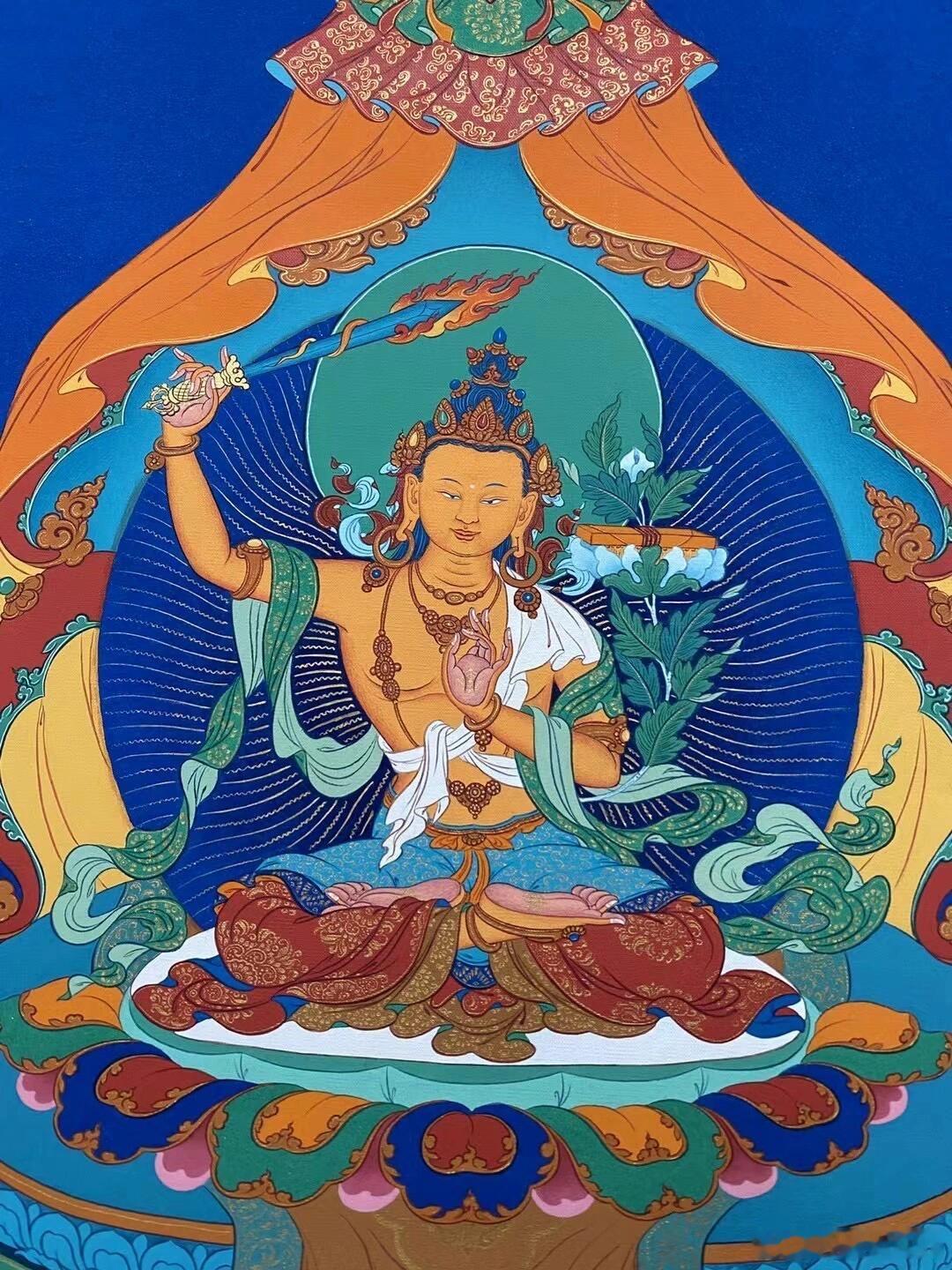 七月遇文殊菩萨，一定要许愿，超灵！！ ​​​