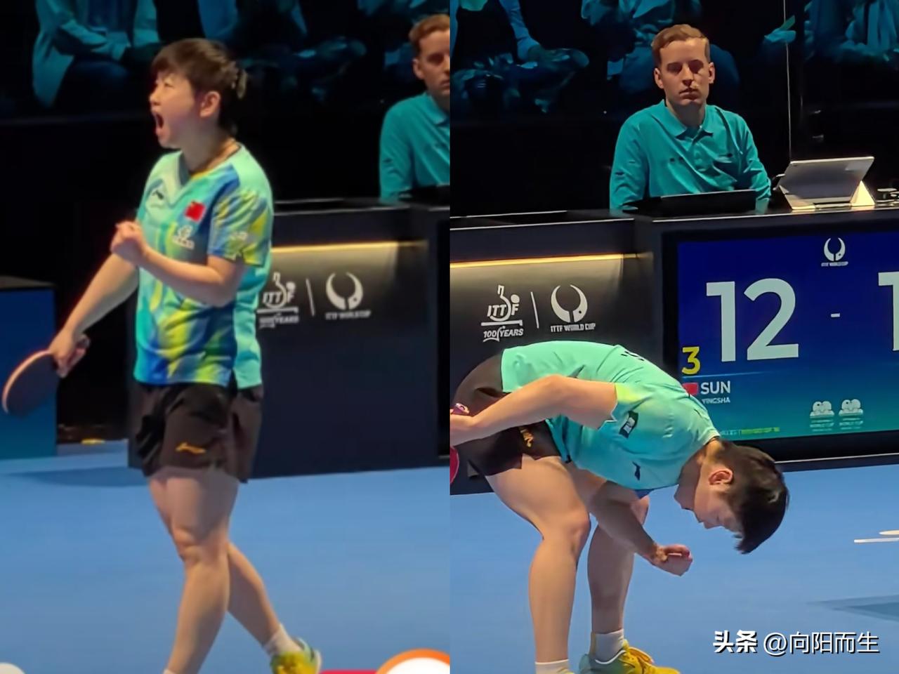 孙颖莎4-2险胜蒯曼，
逆转太提气！
 
澳门世界杯这场国乒内战看得人手心冒汗。