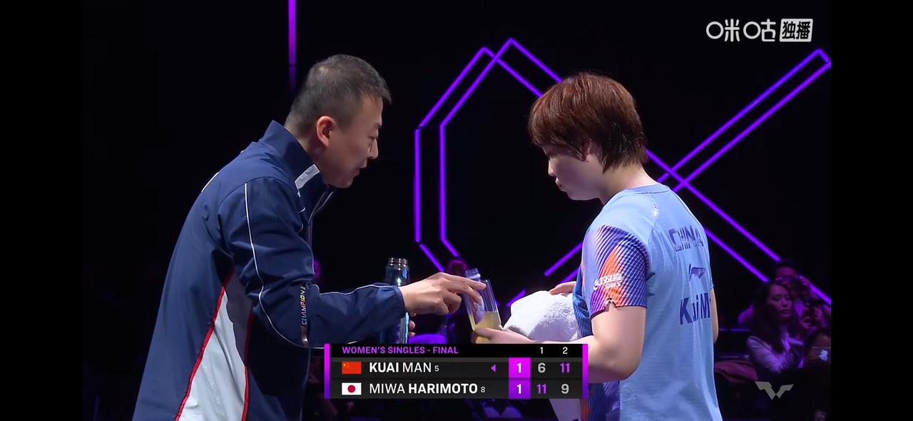 王励勤没想到！国乒今晚迎来“最坏”结局
男女单双双丢冠！

蒯曼3-4不敌张本美