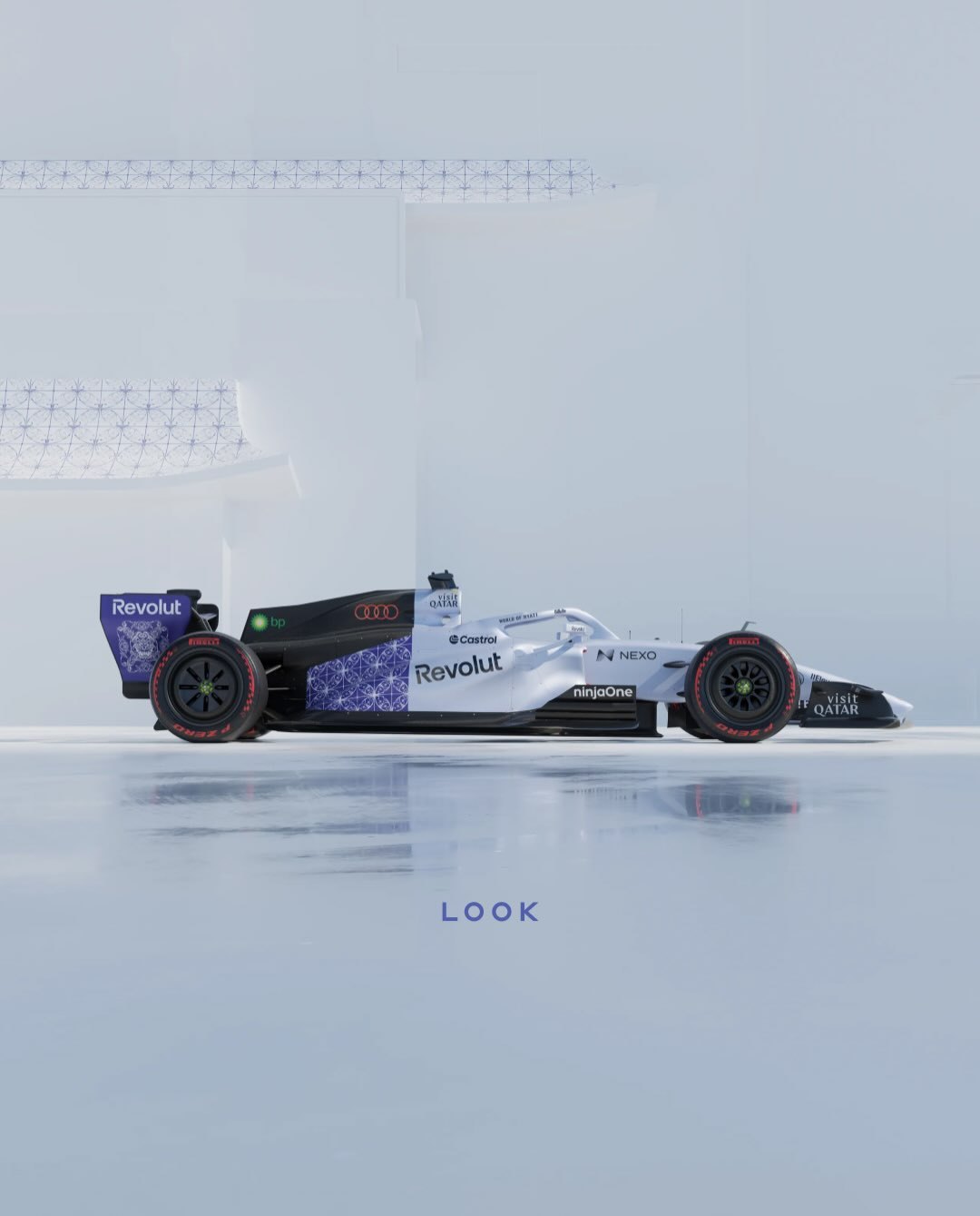 奥迪车队发布F1新加坡大奖赛特别款涂装💜F1[超话]2026F1新加坡大奖赛 