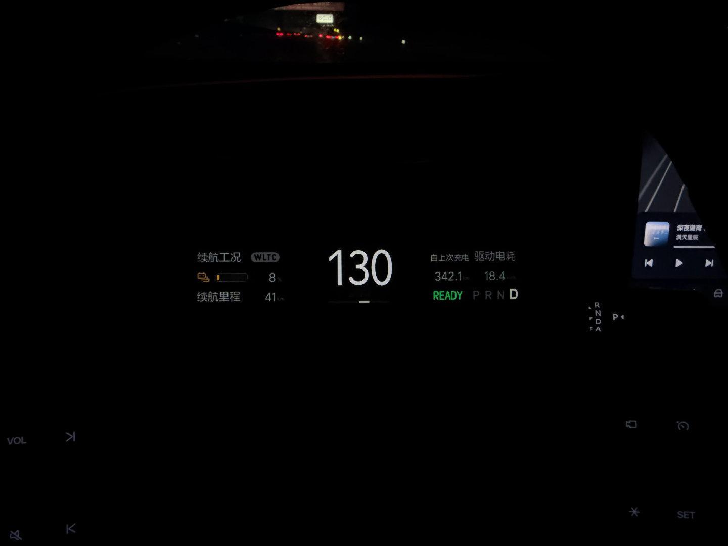 因为堵车，行程出现了变化。这把有点极限，但勉强5C 续上了。理想 i6 满电，满