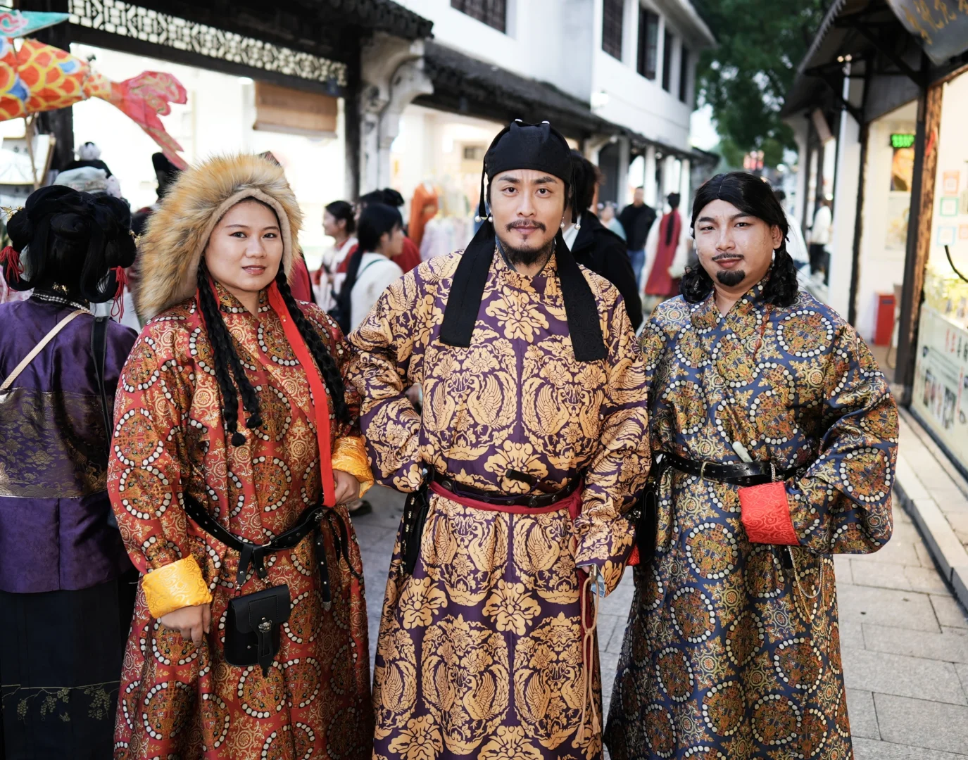 在西塘偶遇的契丹老铁们