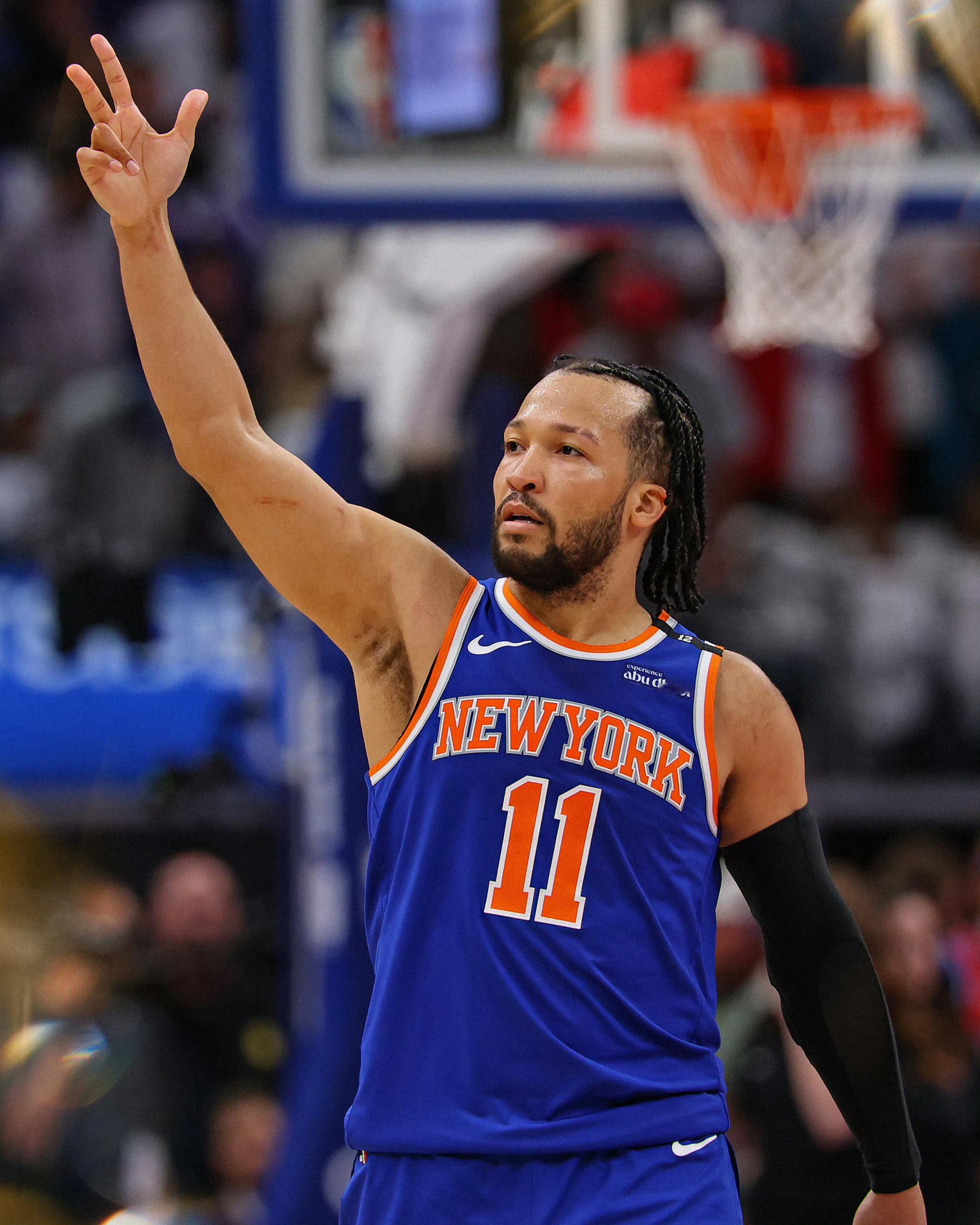 布伦森35分，19中13，唐斯14+16，尼克斯击败猛龙晋级NBA杯半决赛。大头