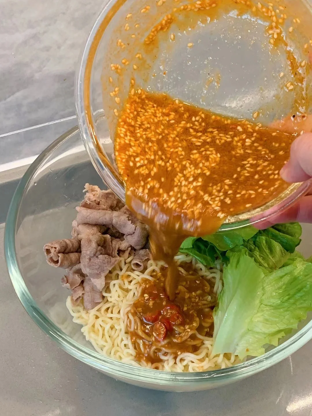 朋友家吃了一次！回家立马做了好几碗！！