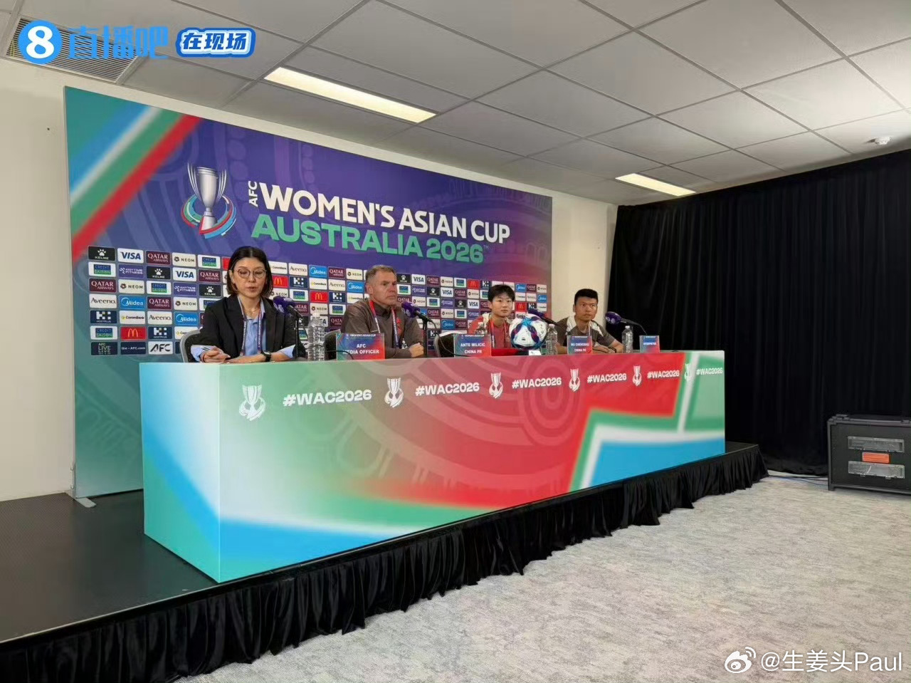 【直播吧现场直击】主力门将陈晨受伤，中国女足淘汰赛或变阵澳大利亚西部时间3月13
