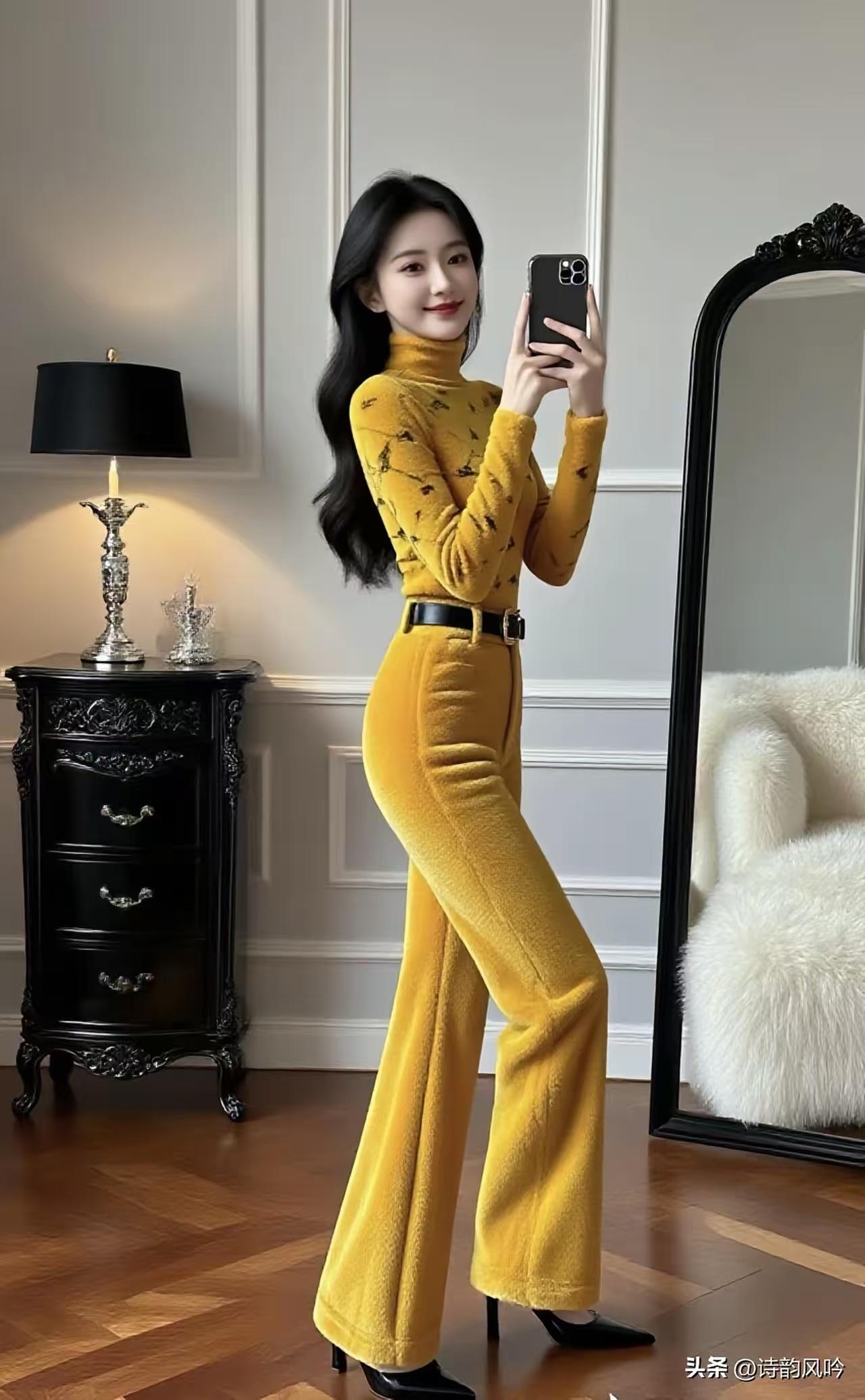 天净沙·纤姿
纤腰瘦影清嘉，
轻盈不著尘沙，
袅娜风姿如画。
相看未罢，
嫣然醉