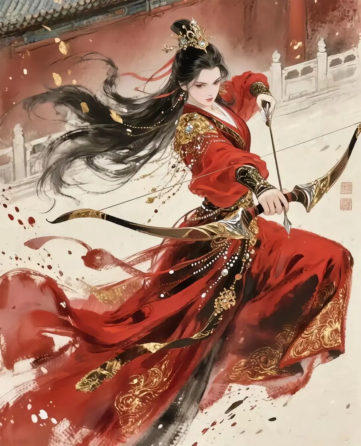 平西王狄青二郡主狄玉红一阵刀斩辽国大将小罗成韩为功，辽国大帅耶律登大吃...