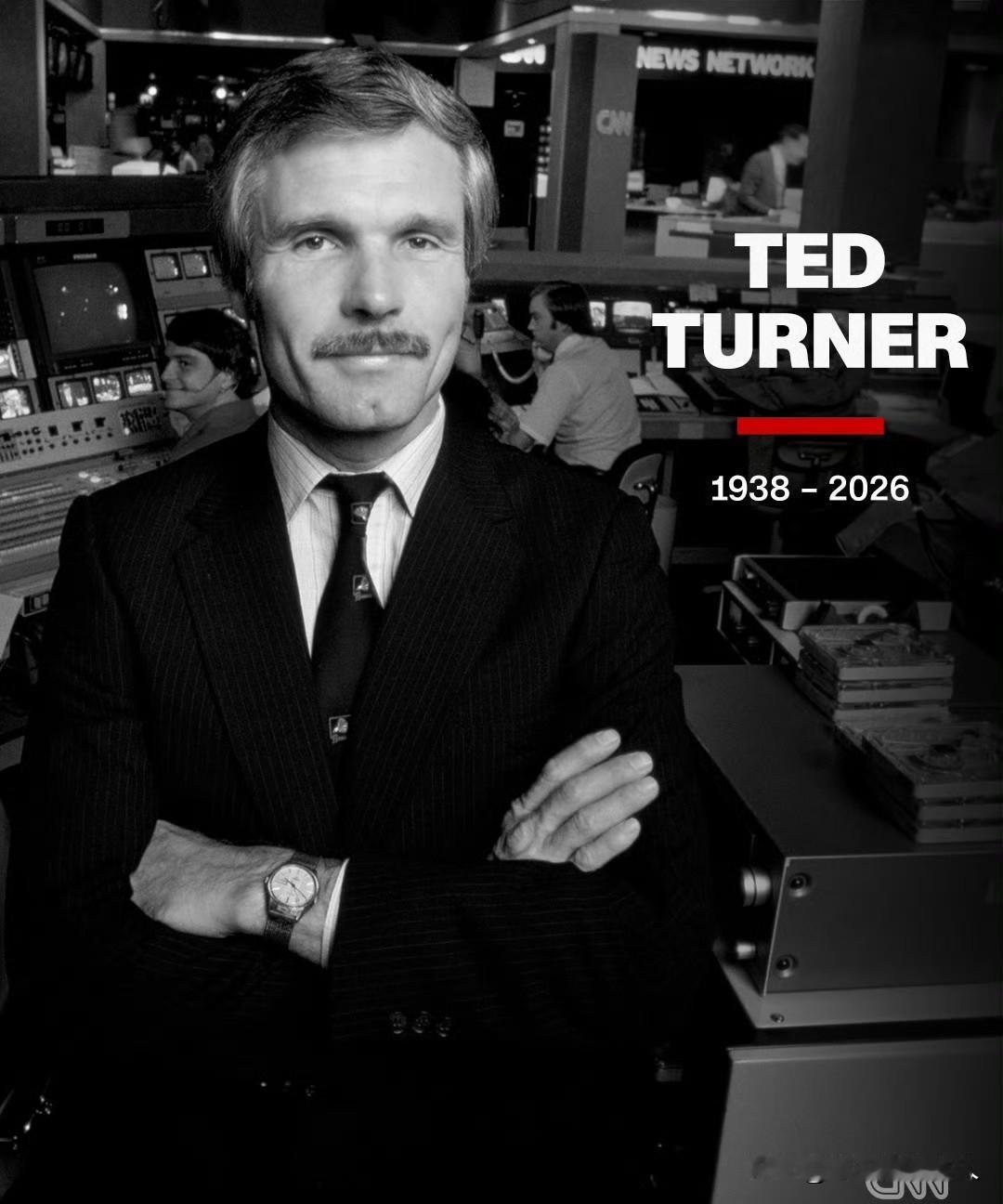突发！
美国最有影响力的媒体企业家之一，CNN创始人Ted Turner去世，8