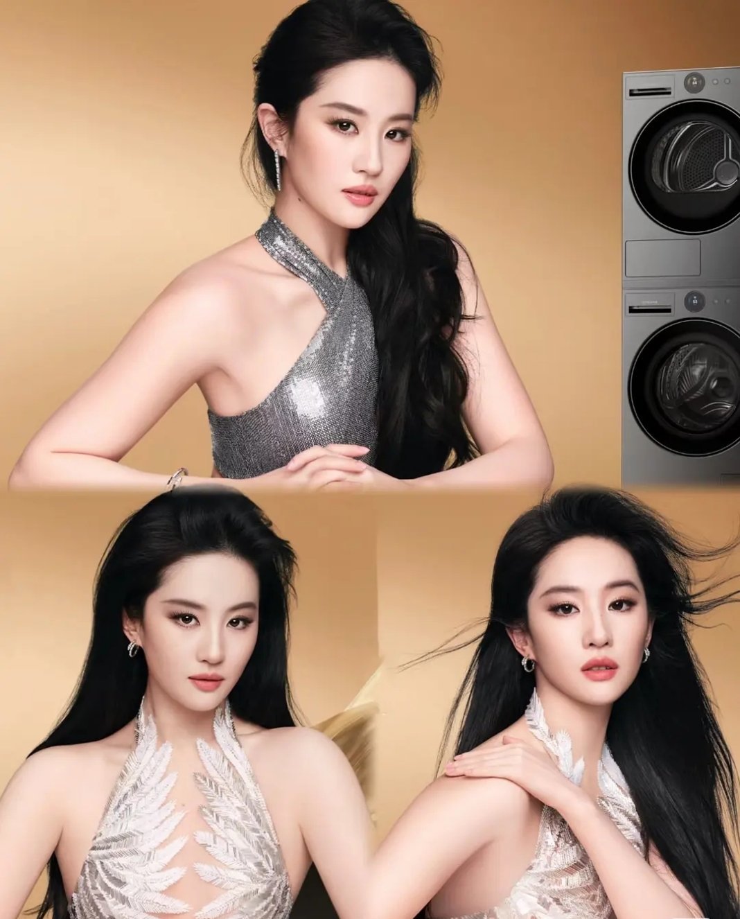 刘亦菲家电代言新物料，太高级了都不像家电广。 