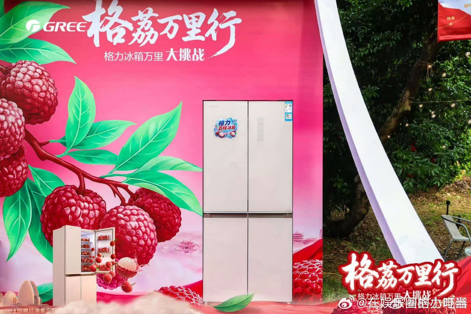 格荔万里行荔枝咒破了  《冰箱里的荔枝香》金华的梅雨季总裹着化不开的湿，往年从岭