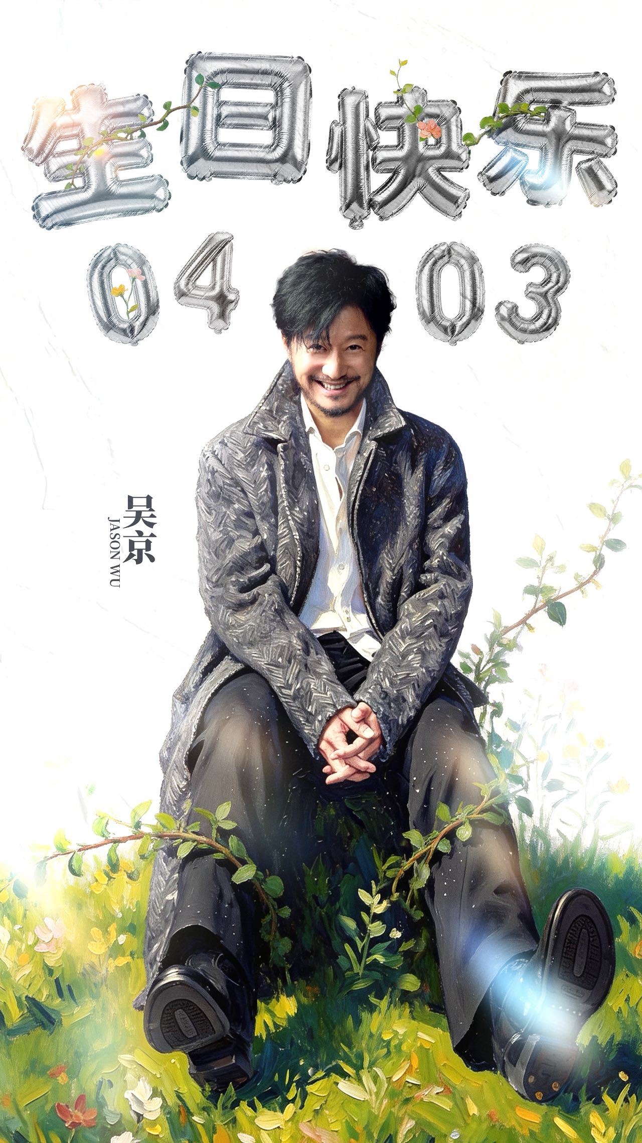 没想到吴京竟然有生日写真了吴京粗粝故事感大片吴京生日写真一身硬朗风骨，半生温柔情