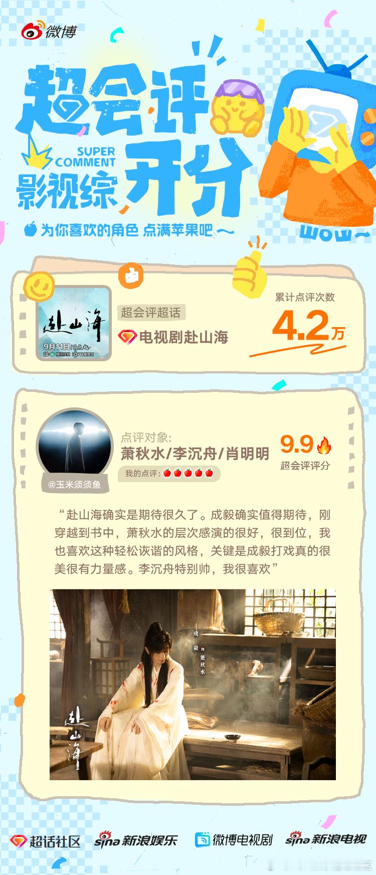 影视综超话超会评开分 [早八][早八]恭喜以下uu们为影视综超会评贡献的优质内容