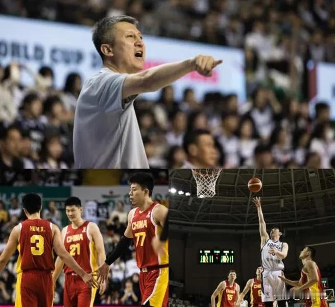 中国男篮两连败韩国，尤其昨晚输得毫无脾气，纯属自作自受！进攻端除了死凿周琦没别的
