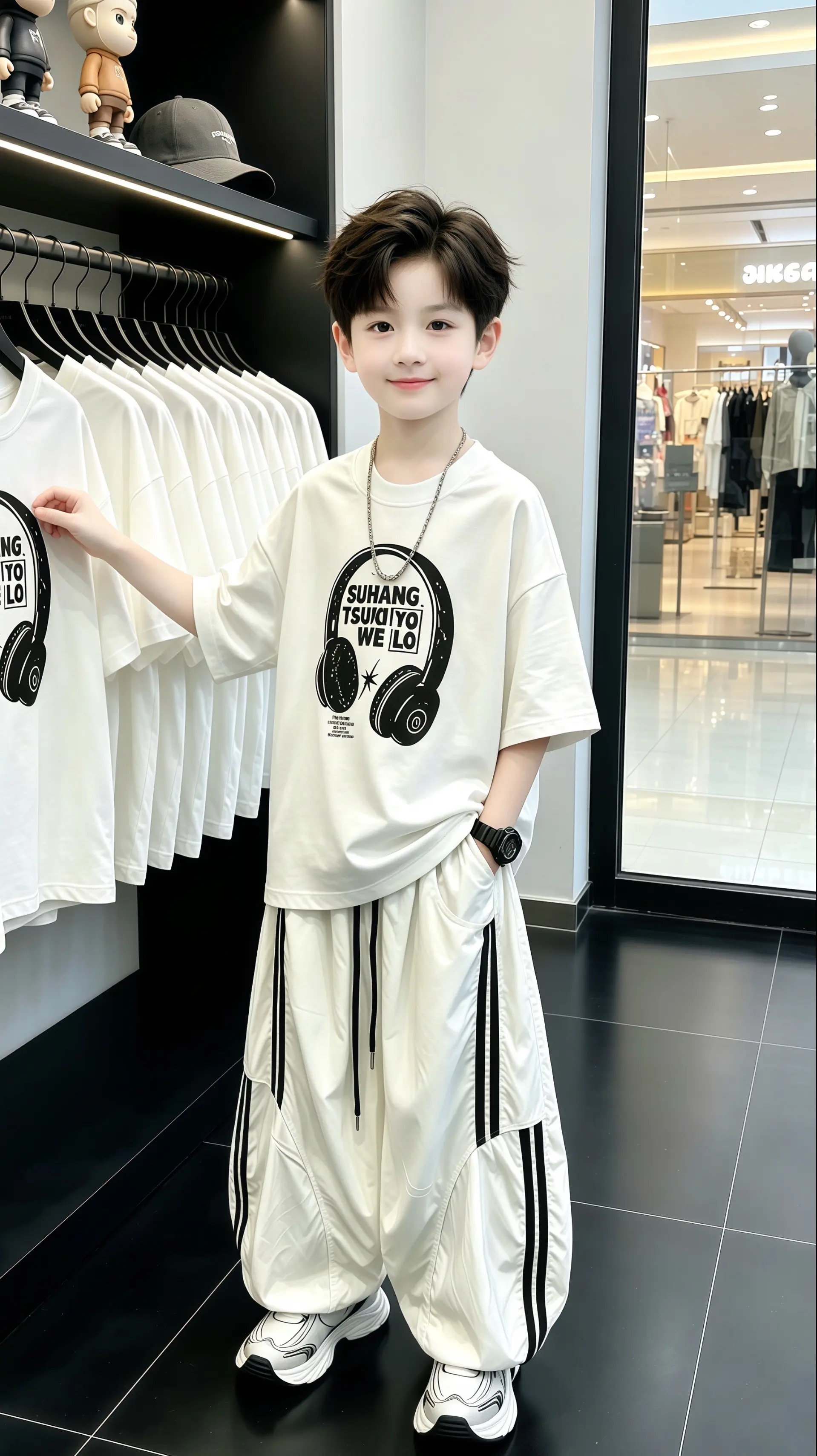 高品质童装  童裝儿童松弛感穿搭 童装气质套装 高品质童装