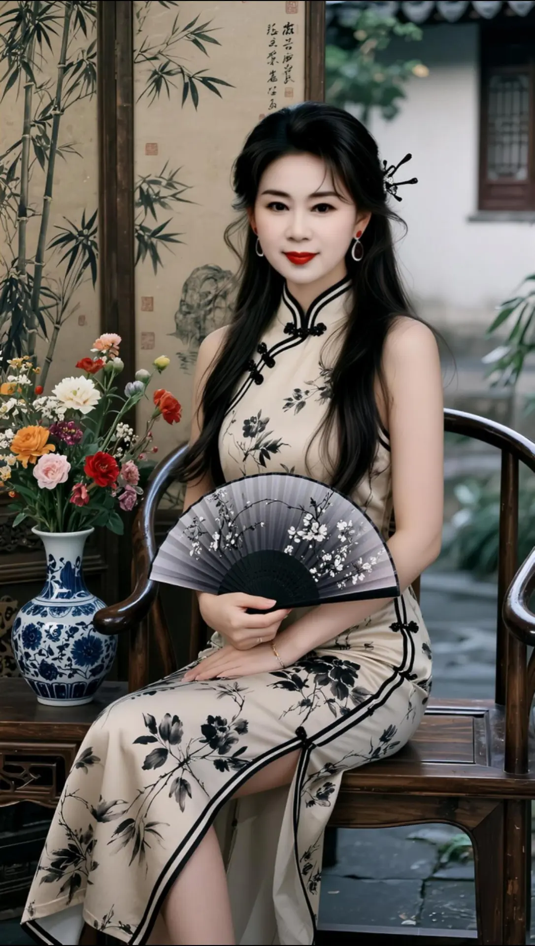 AI民国旗袍写真 随变ai随便玩