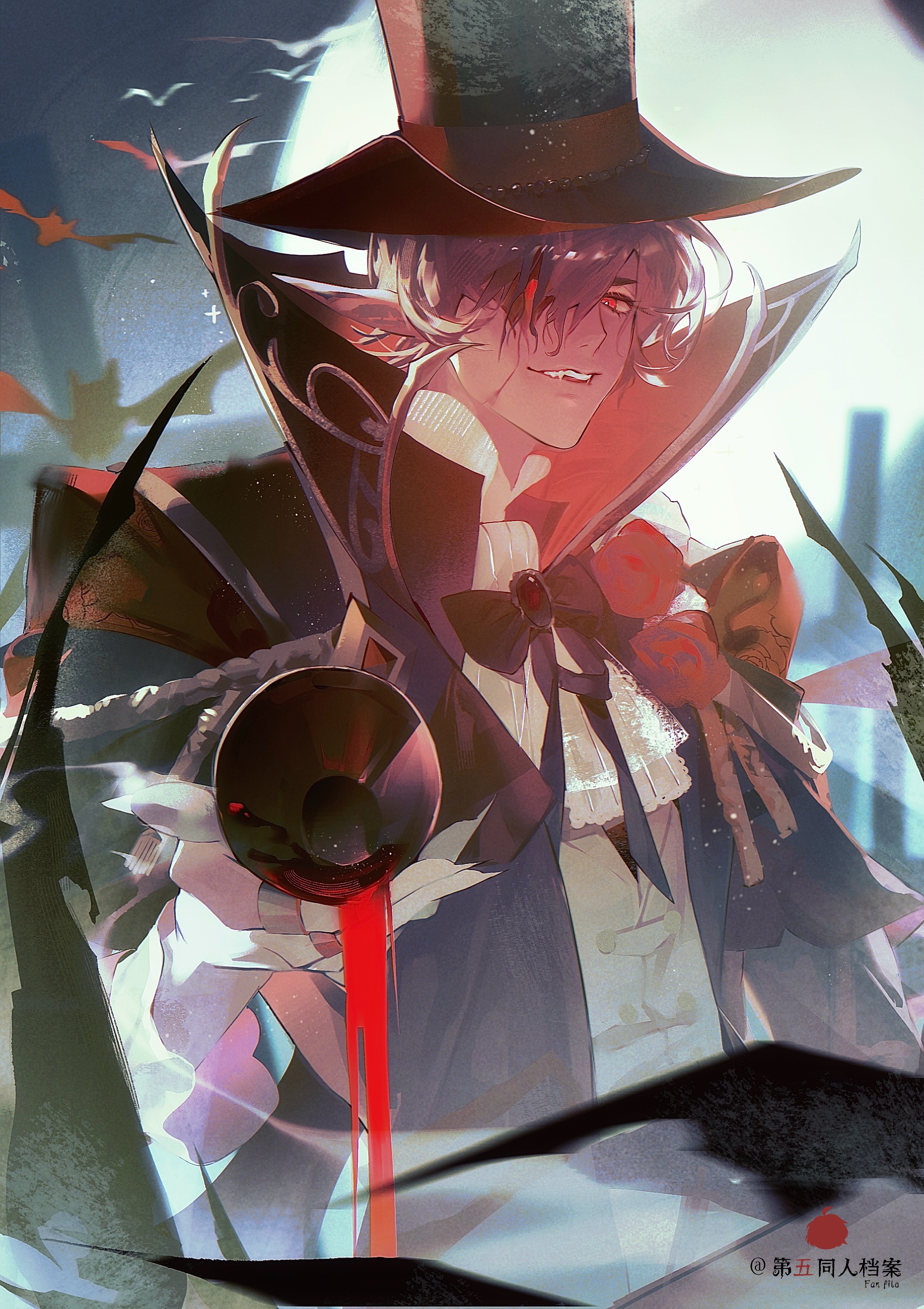 第五人格第五人格同人第五同人档案第五人格杰克第五人格角色日 “当新月高悬夜空，伯