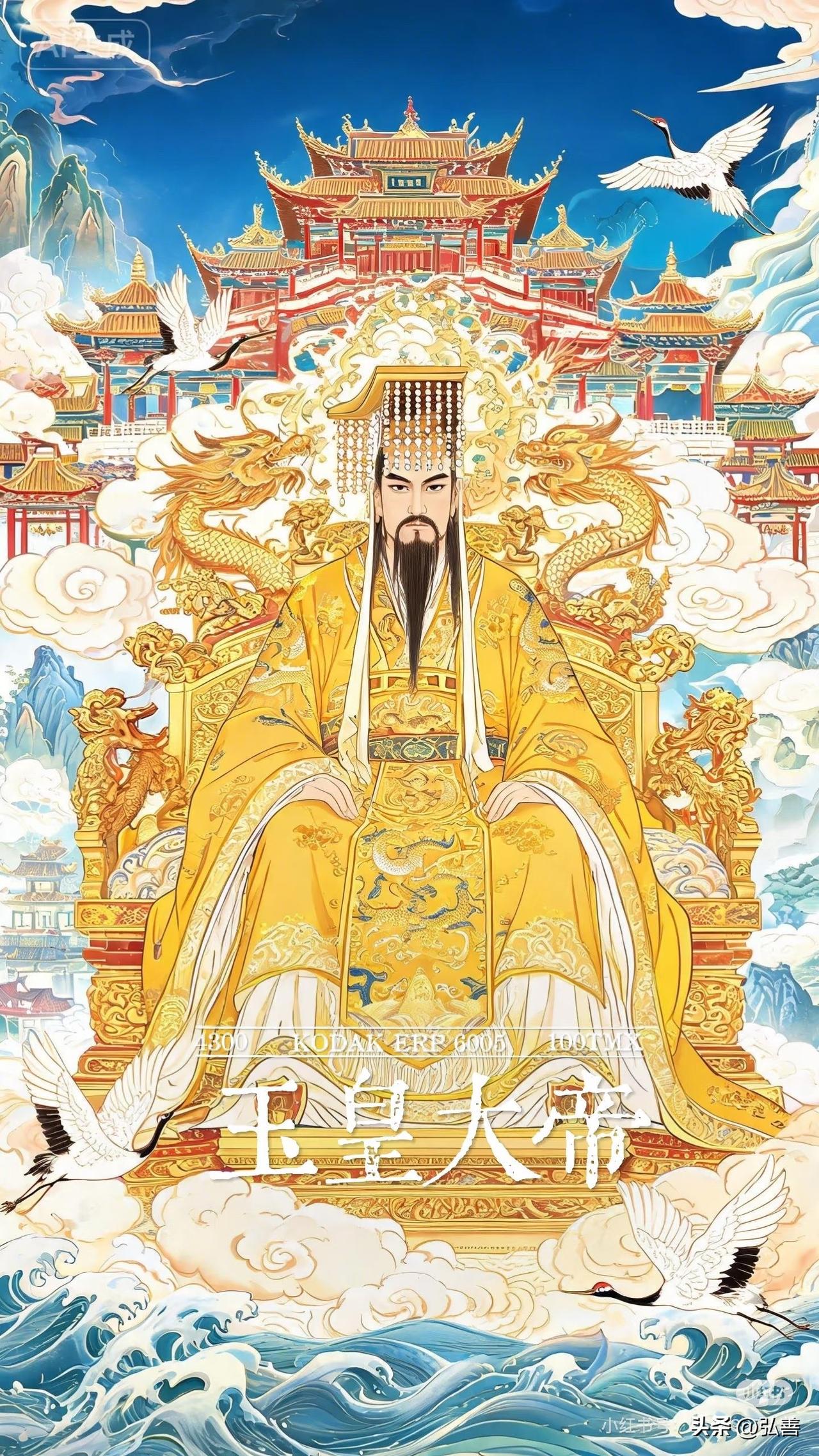 玉皇大帝的大名可真是众说纷纭。道教体系里，按《高上玉皇本行集经》记载，他由先天道