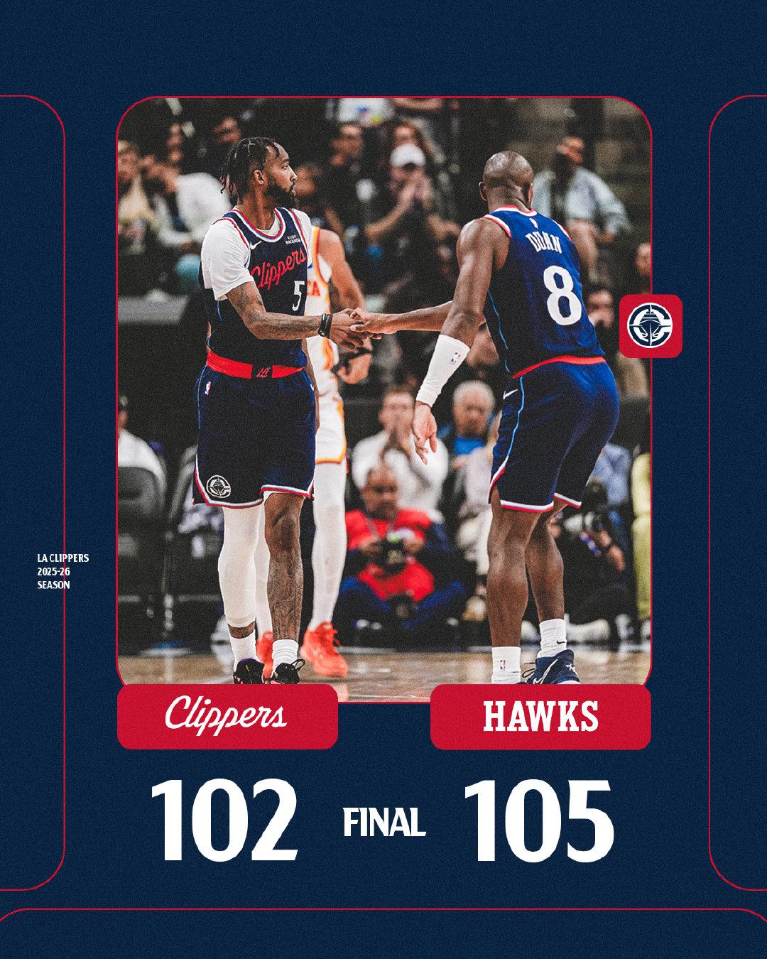 快船今天输的太可惜了！
和之前那种大败不一样，今天快船最后是接连错失赢球机会。先