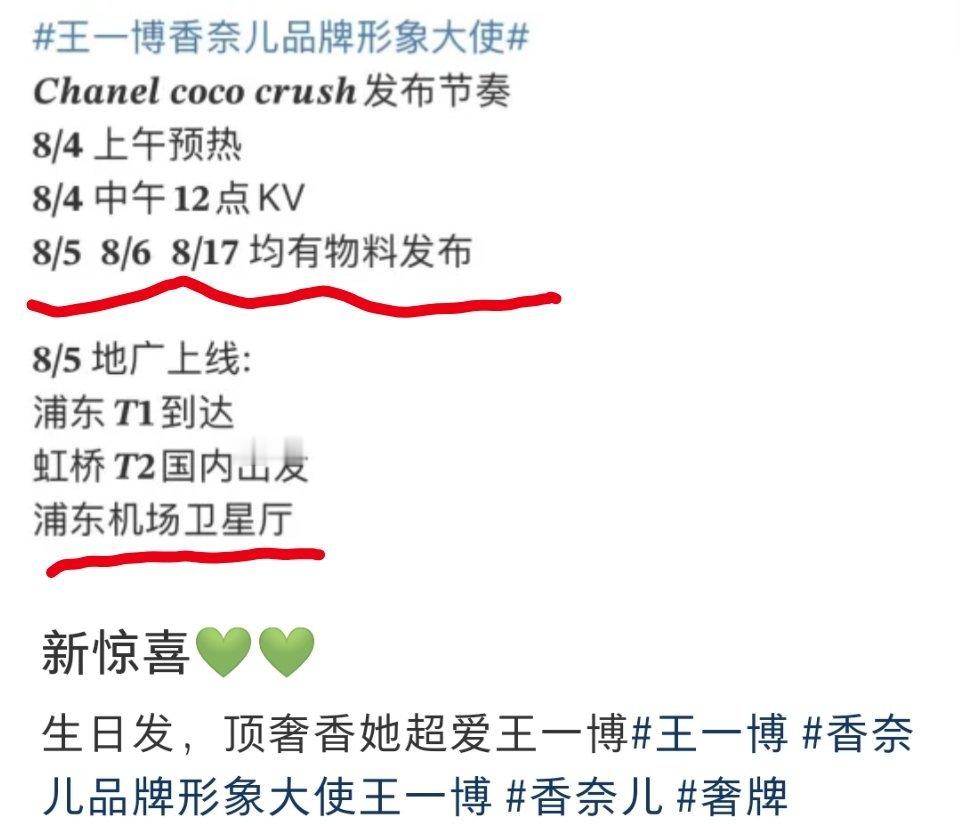 香奈儿广告➕地广，都将在王一博生日上线，排面这块，真时尚圈宠儿。 ​​​