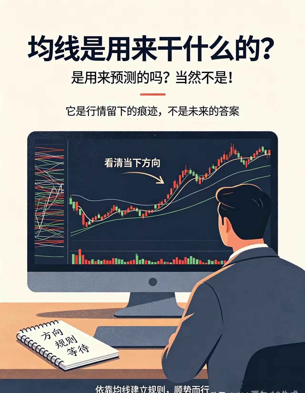 均线是用来干什么的？是用来预测的吗？当然不是！不少人拿到均线，总盼着它能预知后市