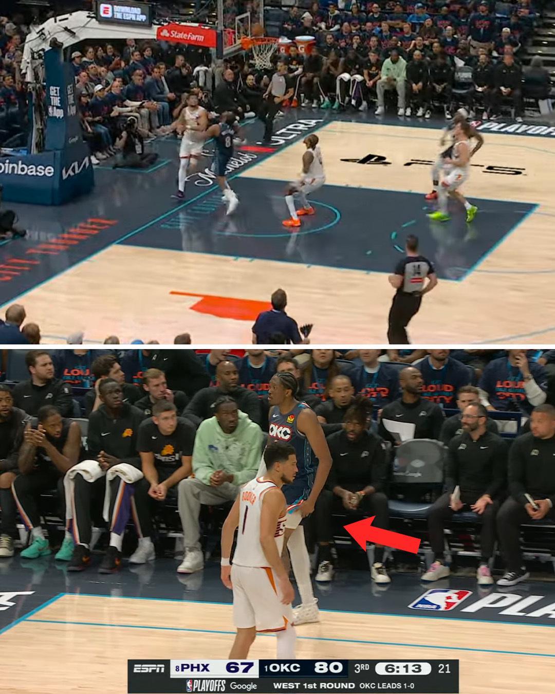 刚说杰伦，已经拿到19分的杰伦出现伤病，还是腿筋问题…这时候伤就很麻烦了