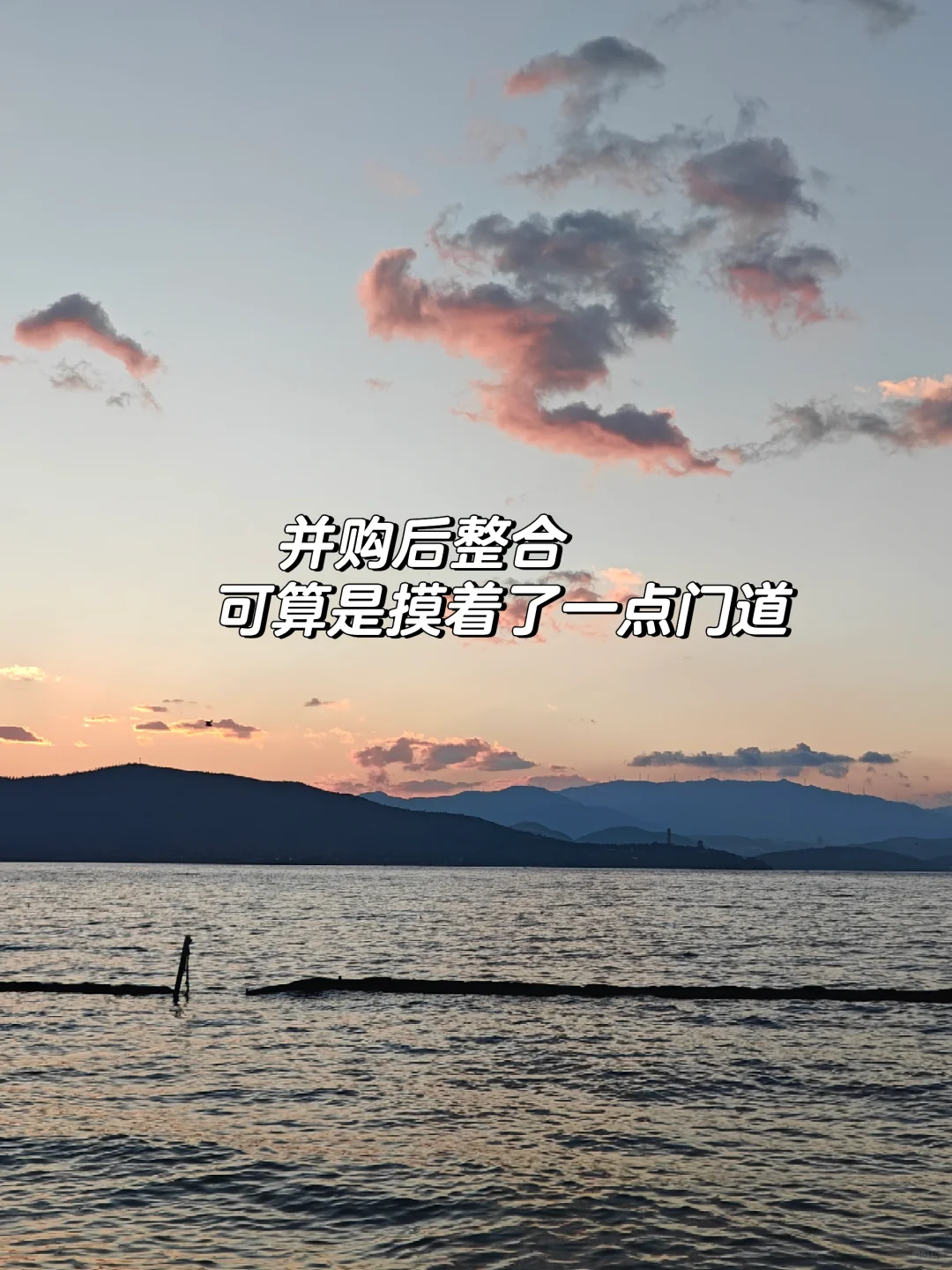 并购后整合，可算是摸着了一点门道